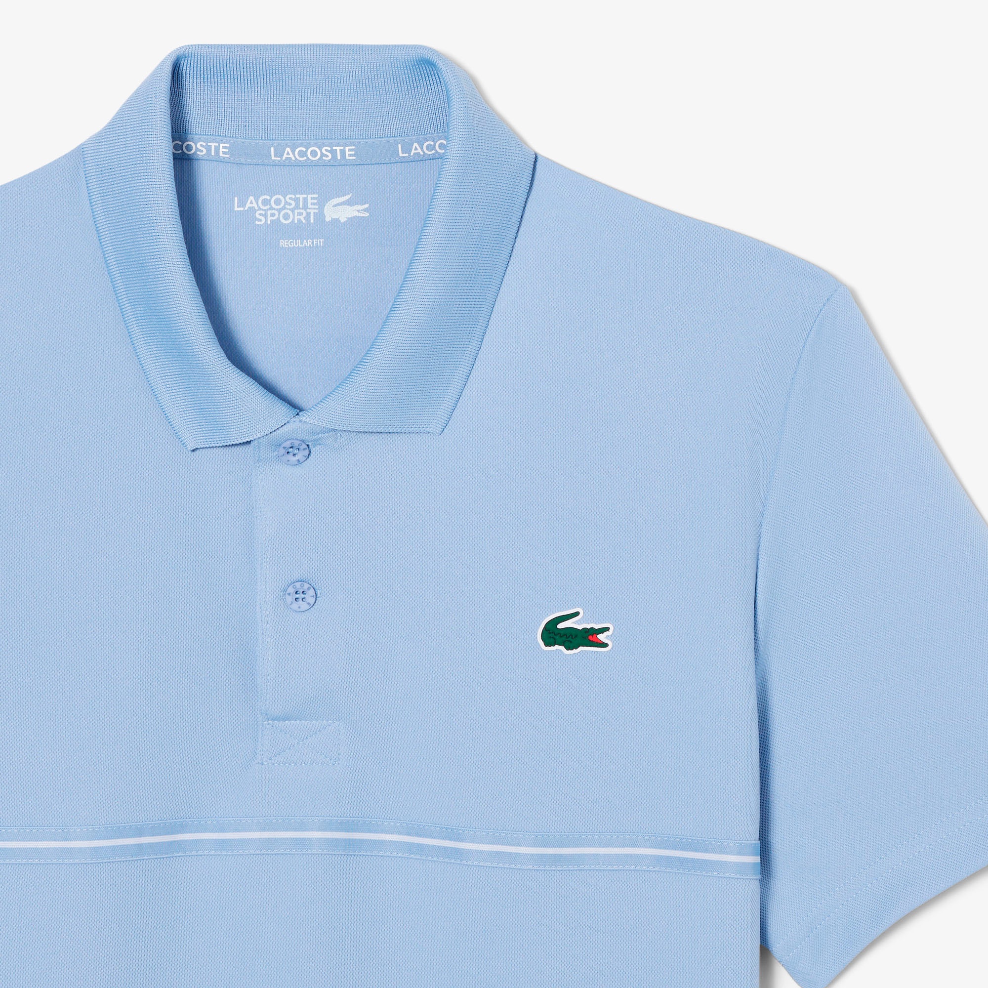 バックヨークプリント ウルトラドライ鹿の子地ポロシャツ