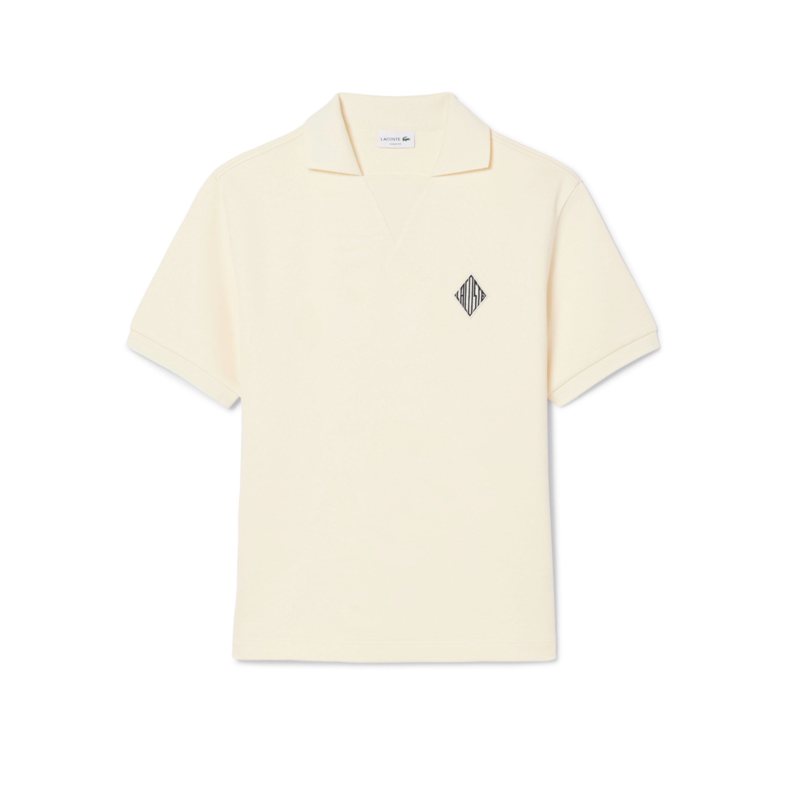 ルーズフィットフリースポロシャツ