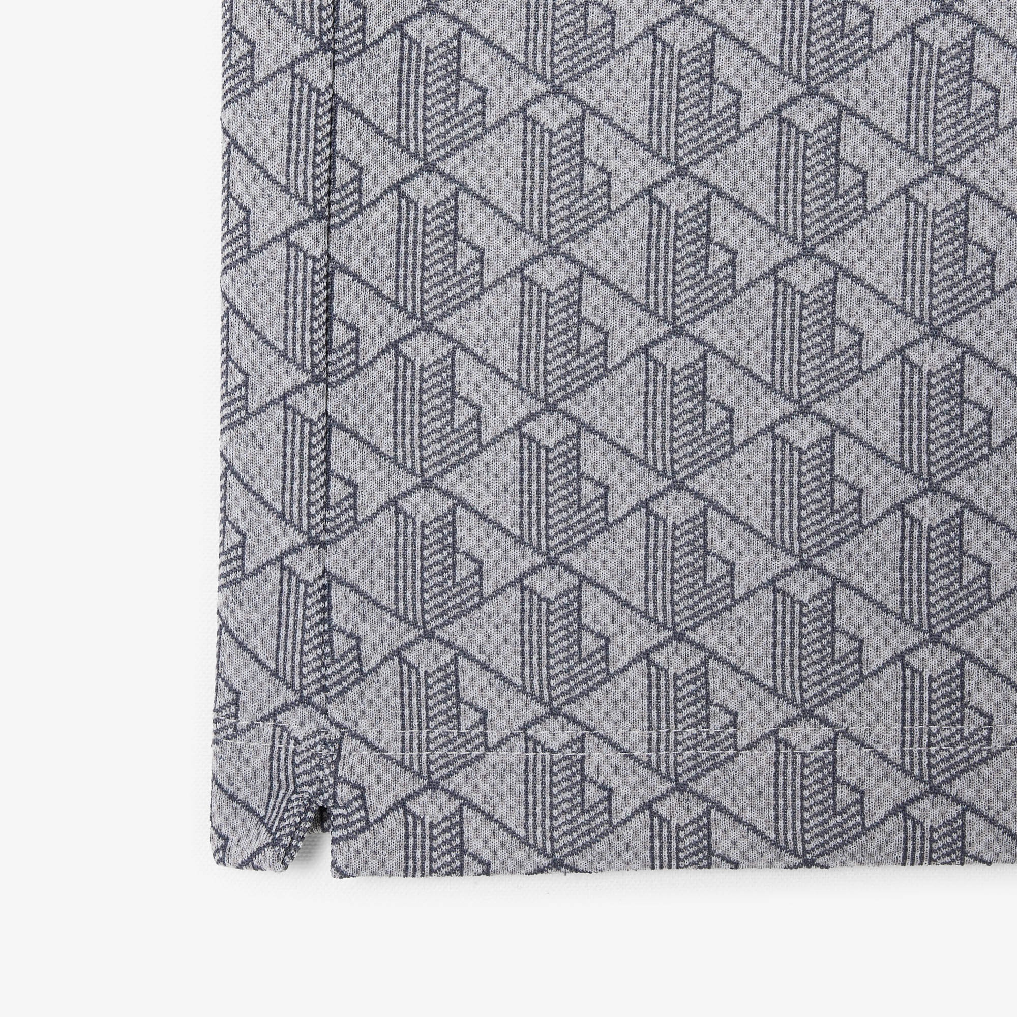 モノグラムジャカードポロシャツ