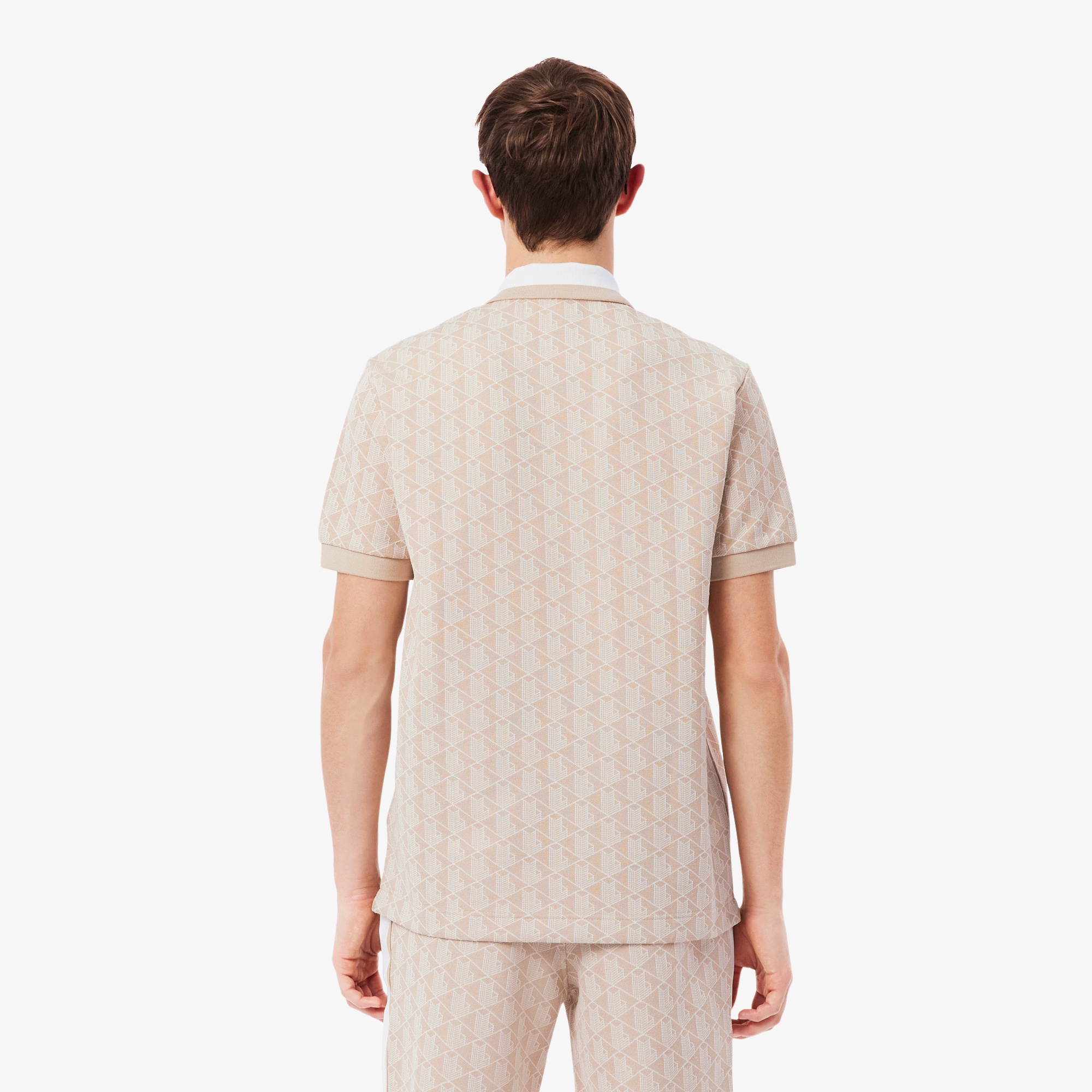 モノグラムジャカードポロシャツ