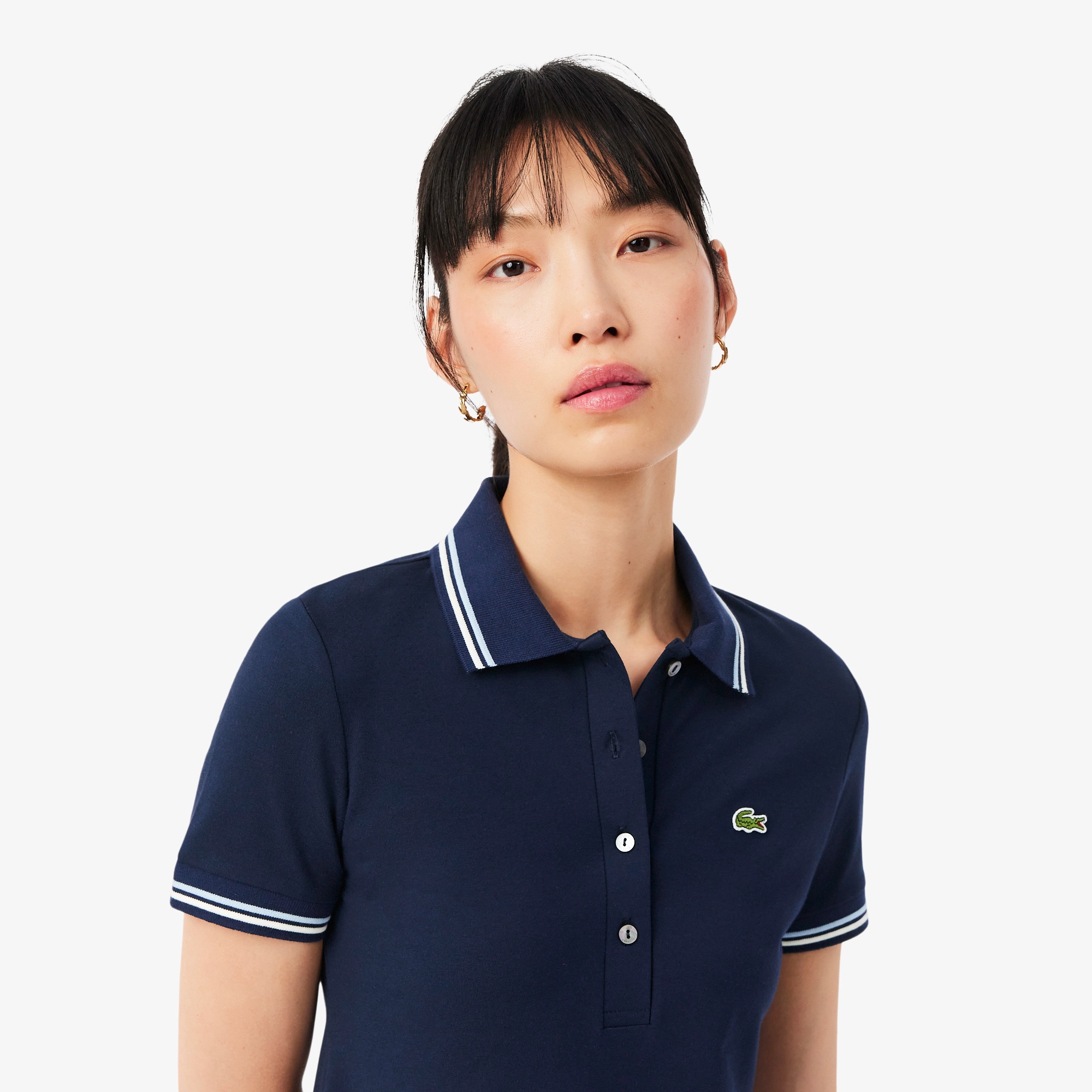 レーヨンブレンドポロドレス