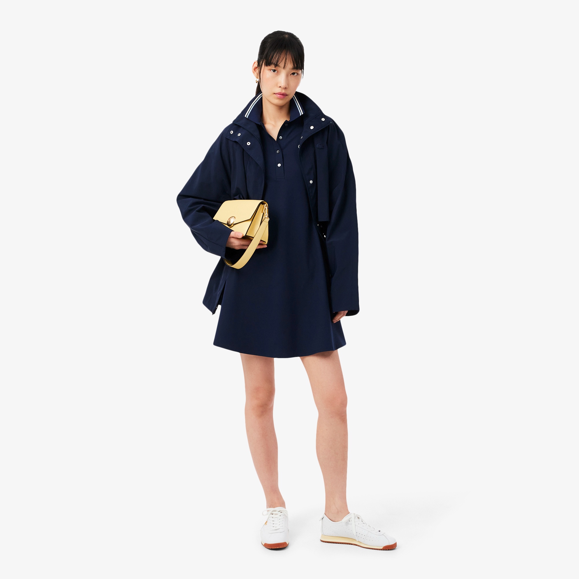 レーヨンブレンドポロドレス