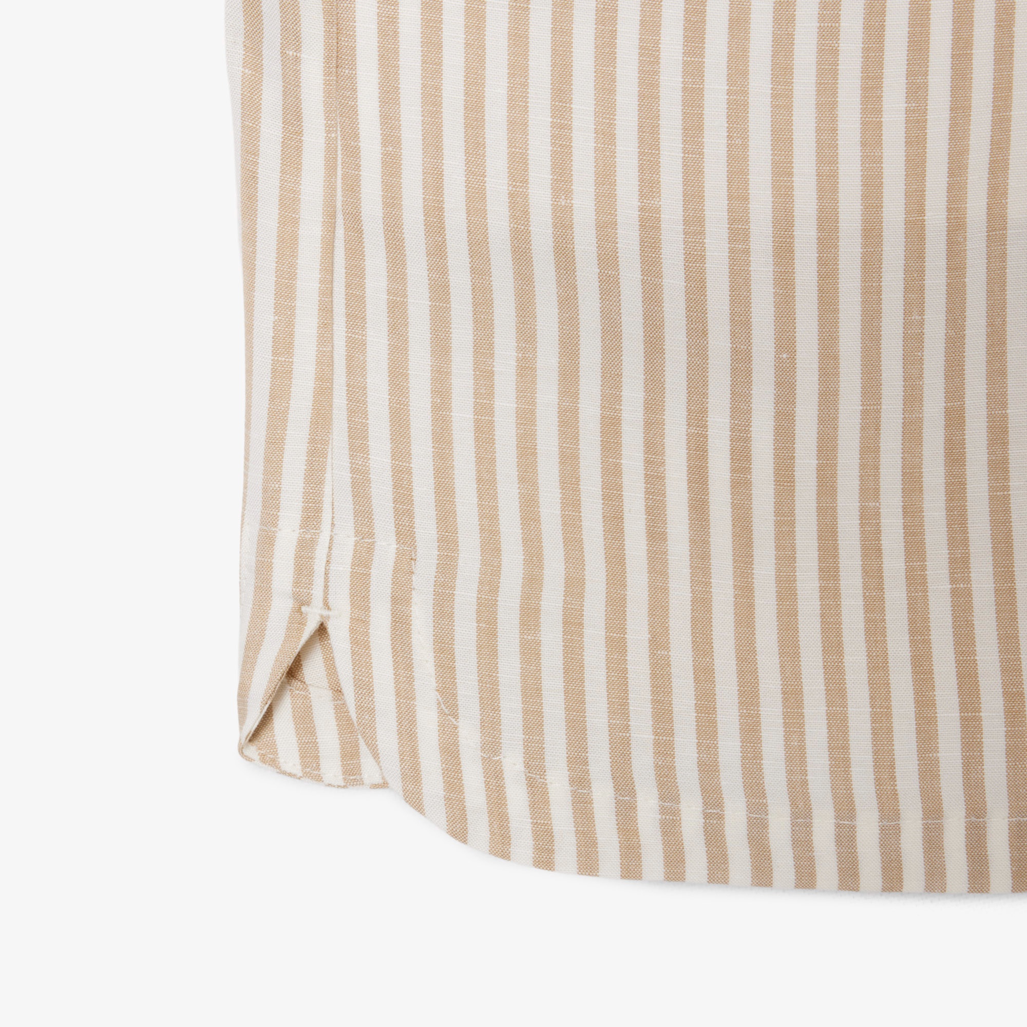 リネン×リヨセルブレンドストライプショーツ