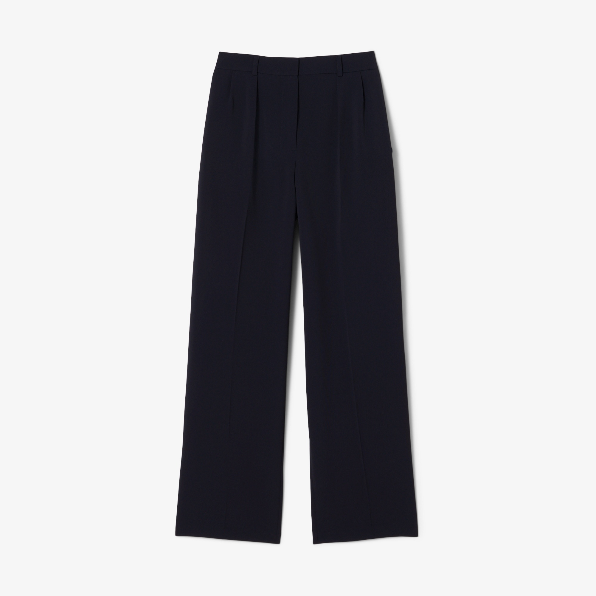 ドレープ鹿の子地スーツパンツ