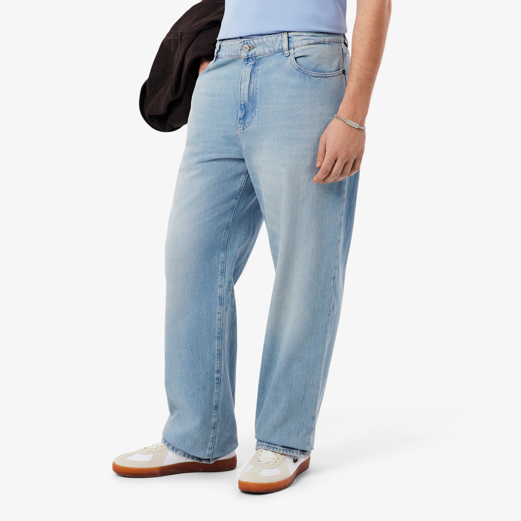 ルーズフィットオーガニックコットンデニムパンツ