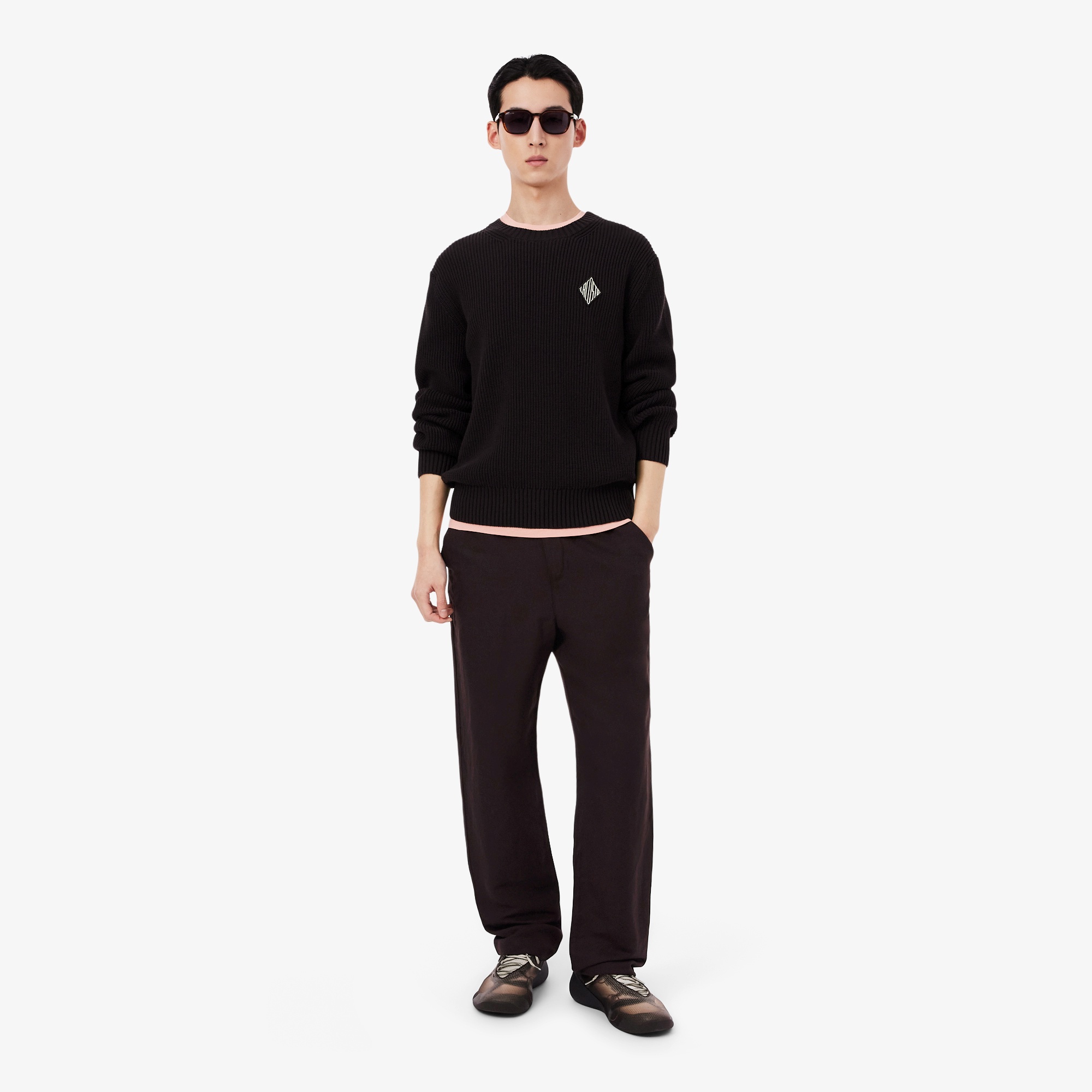 リネン×レーヨンブレンドイージーチノパンツ