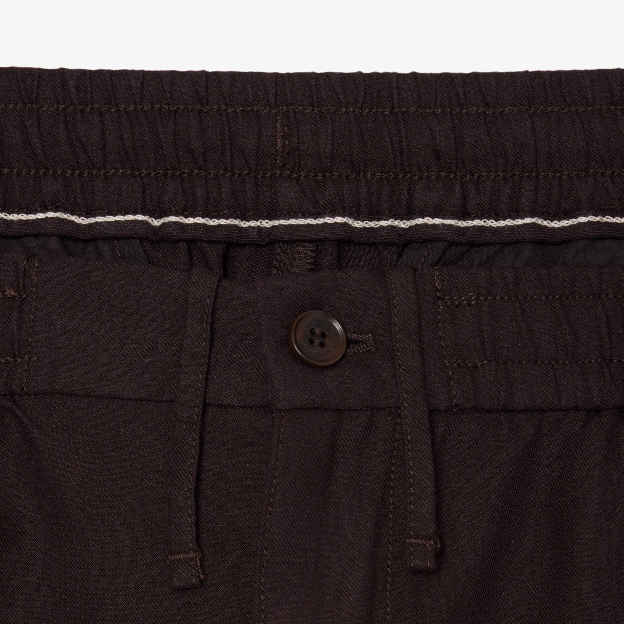 リネン×レーヨンブレンドイージーチノパンツ