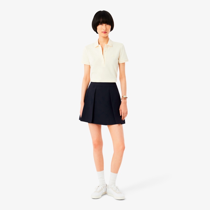 テニスプリーツ鹿の子地スカート JF0559 - ラコステ（LACOSTE）公式