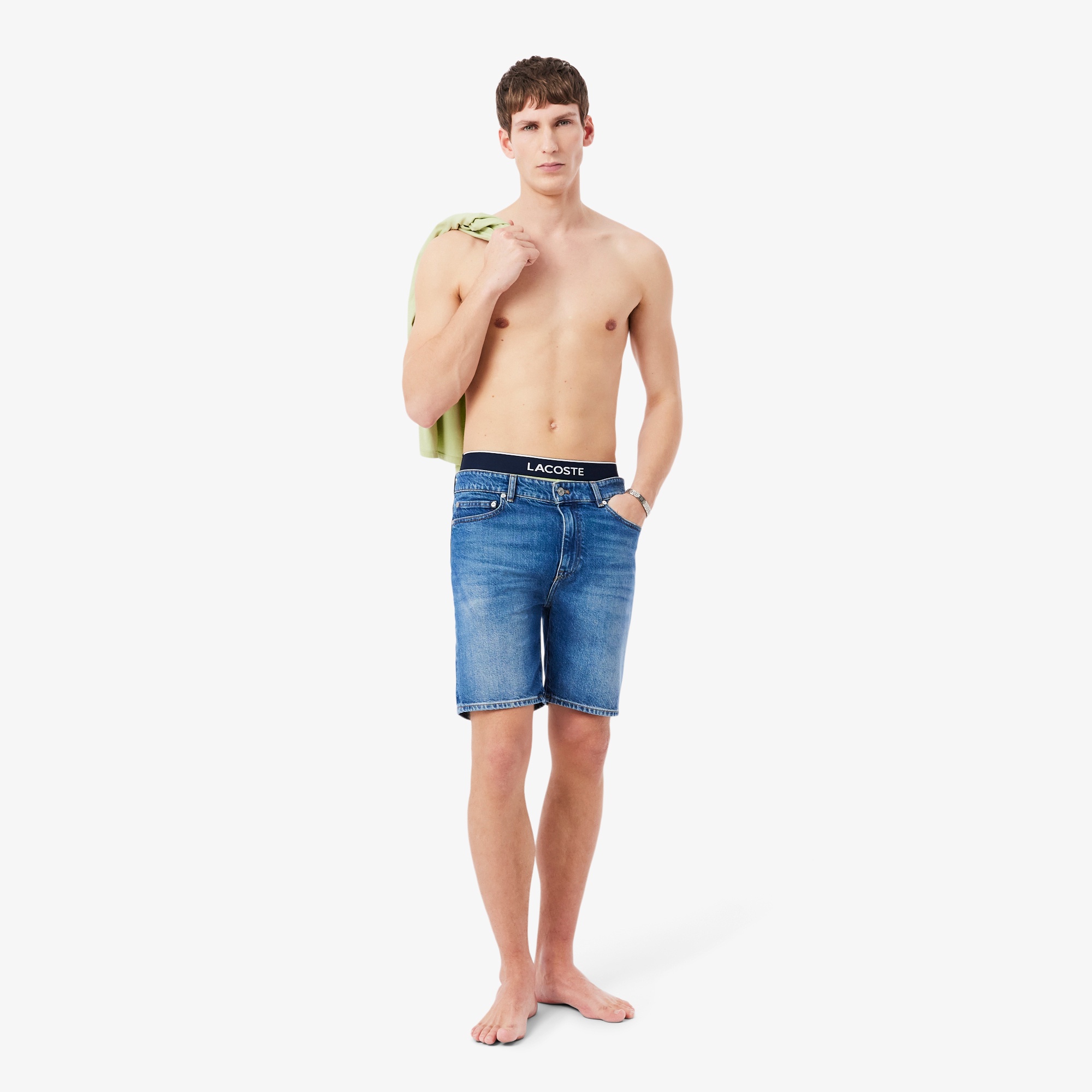 ３パックプリントストレッチコットントランクショーツ