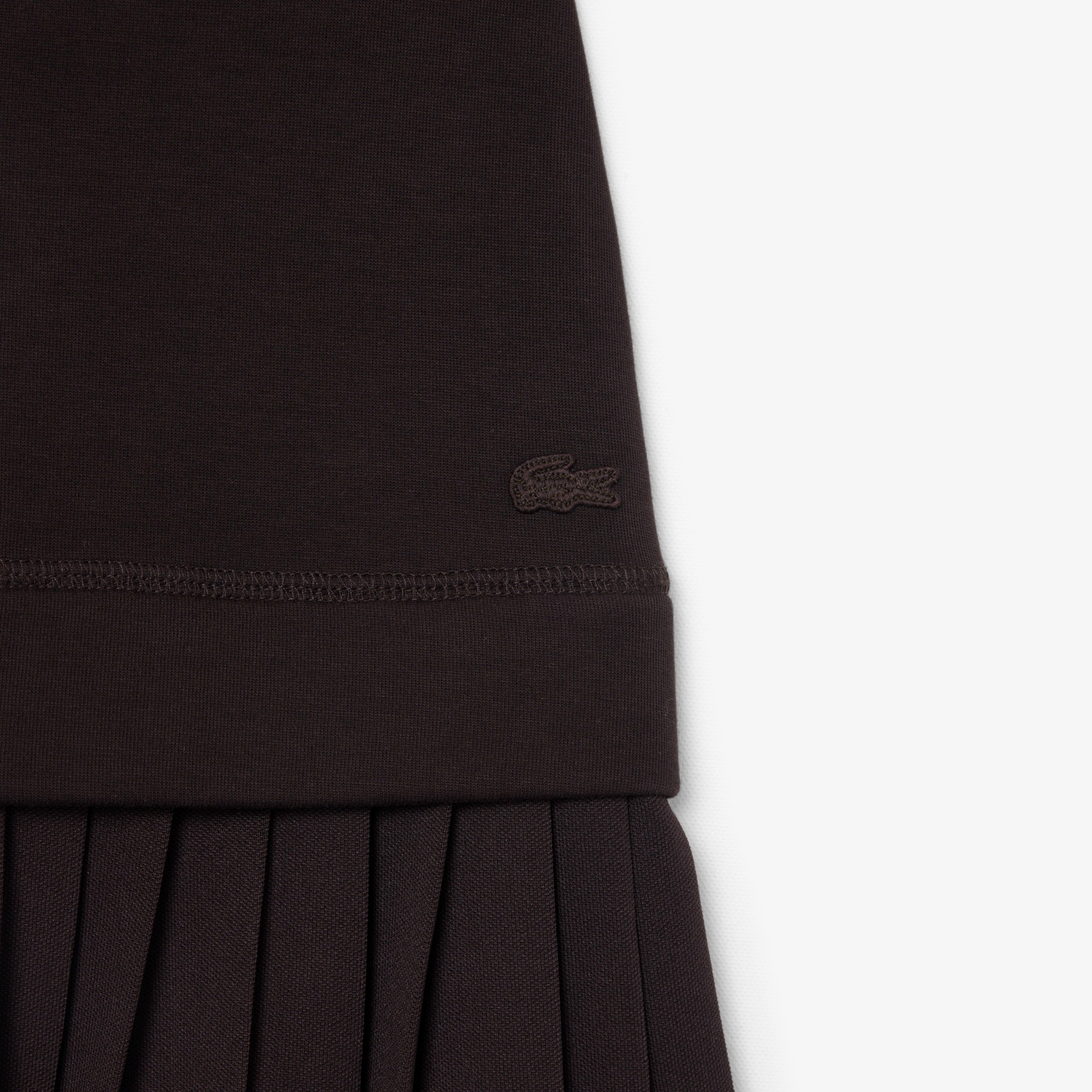 レイヤード切り替えプリーツミニスカート