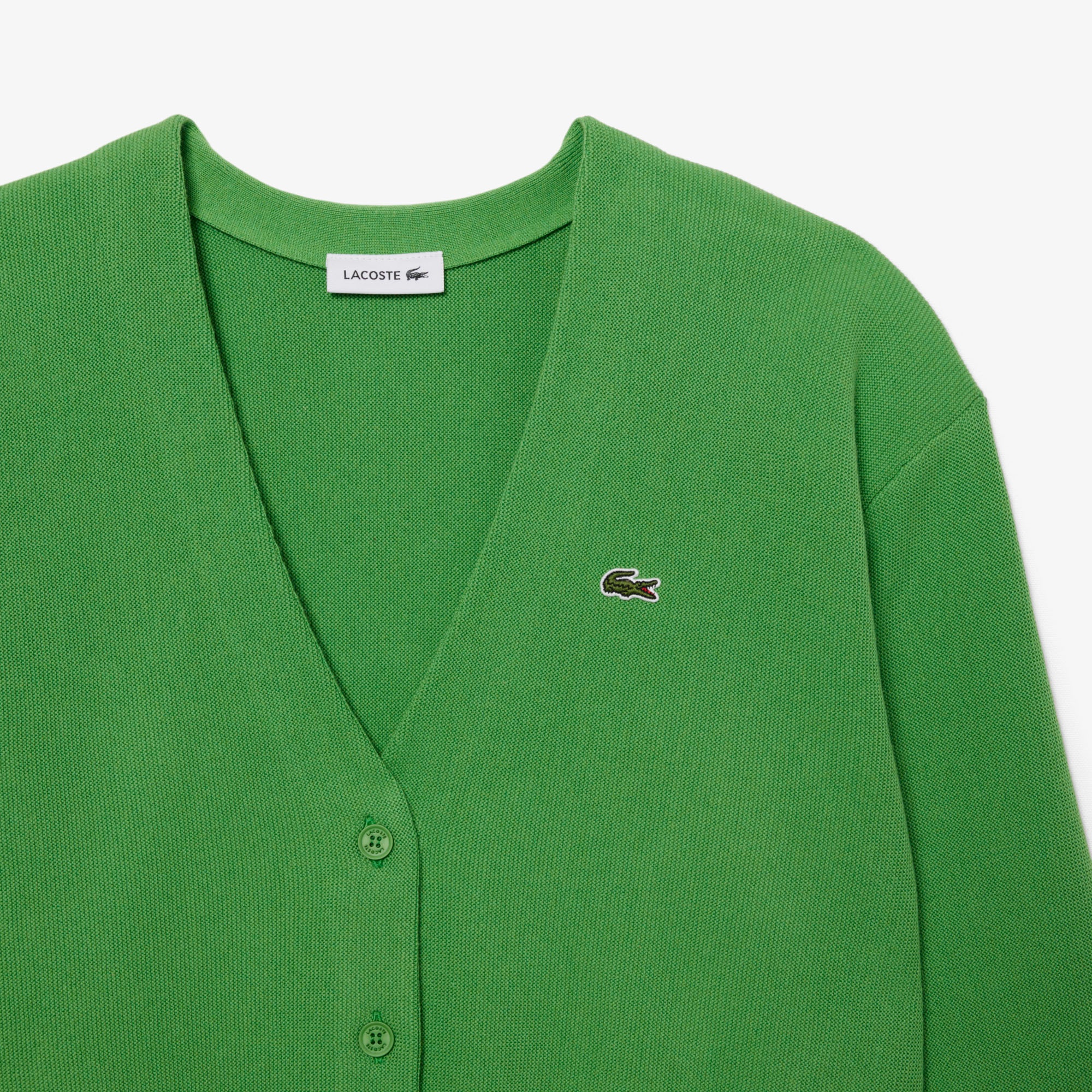 Vネックショートカーディガン