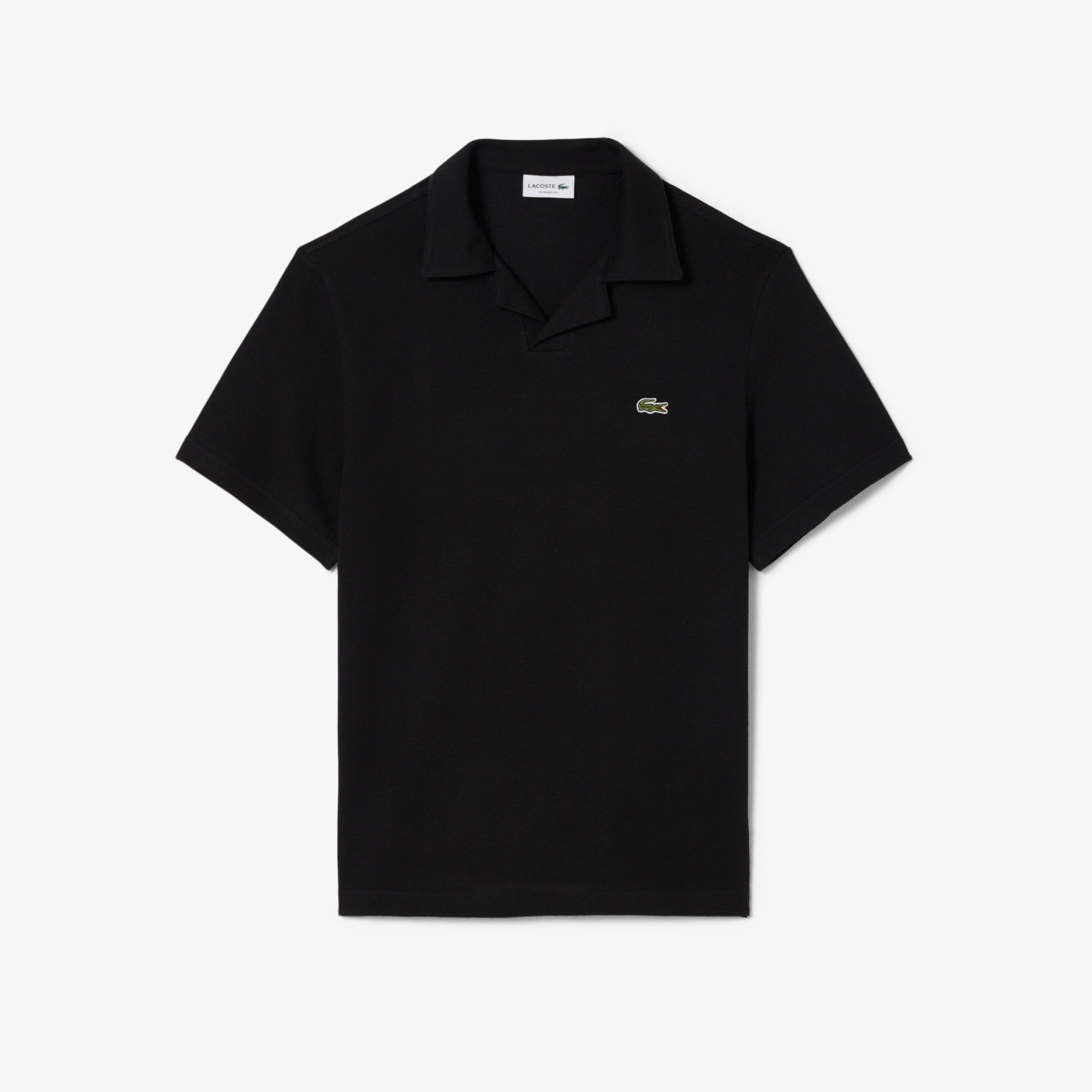 オープンカラーネックポロシャツ