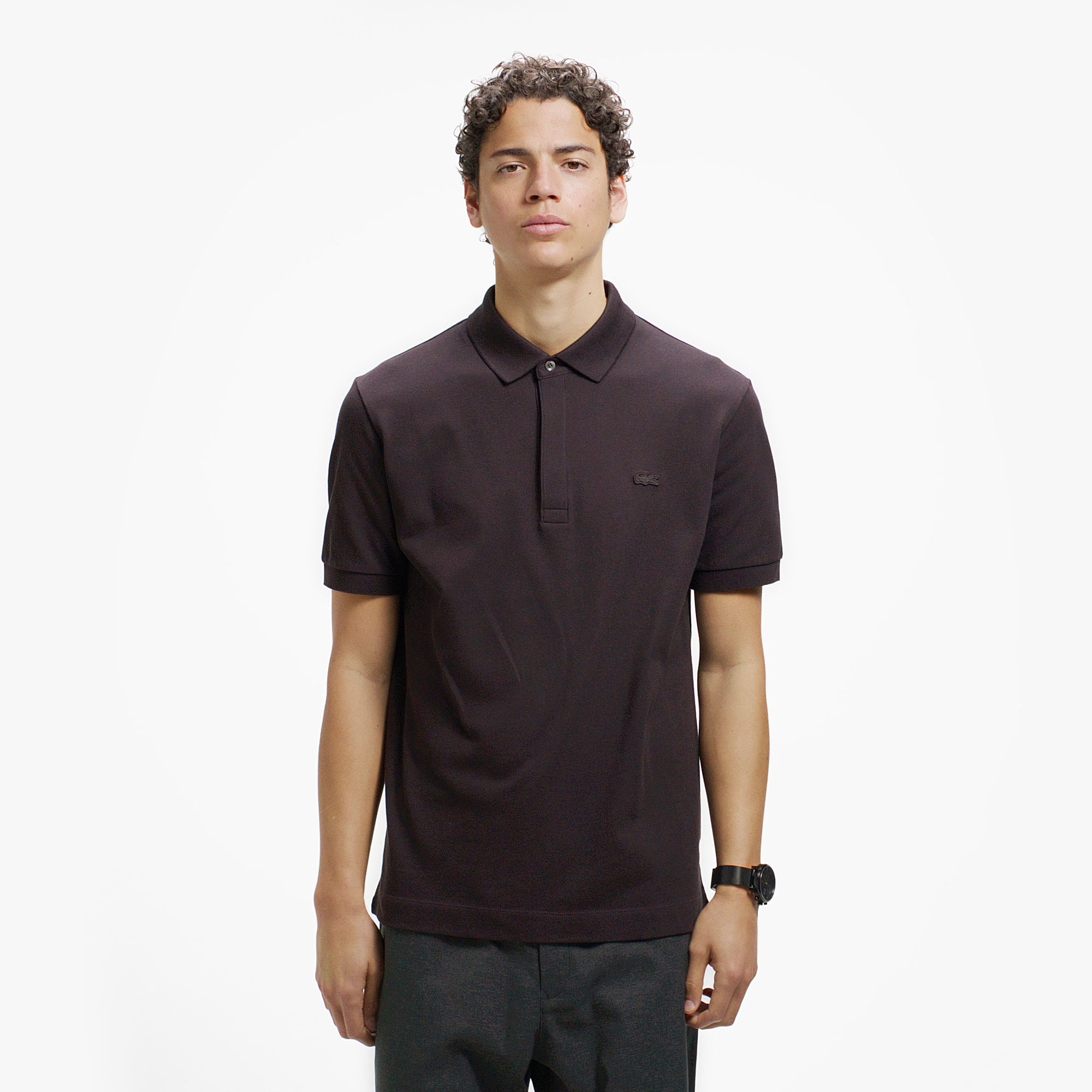 レギュラーフィット ストレッチ パリポロシャツ (半袖)