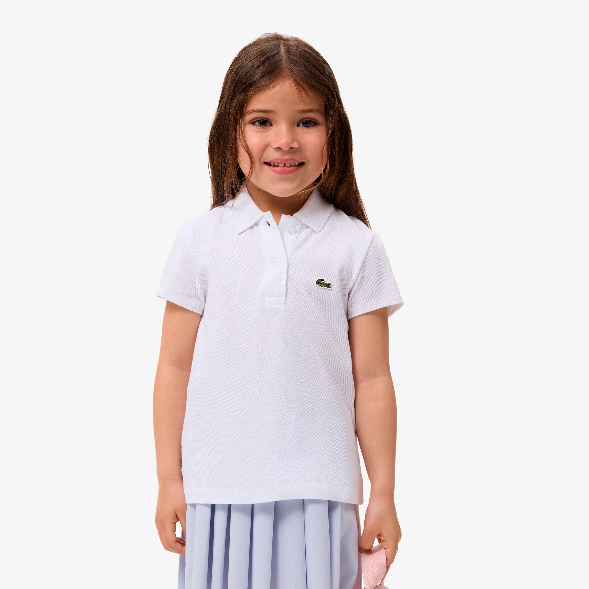 鹿の子地キッズポロシャツ