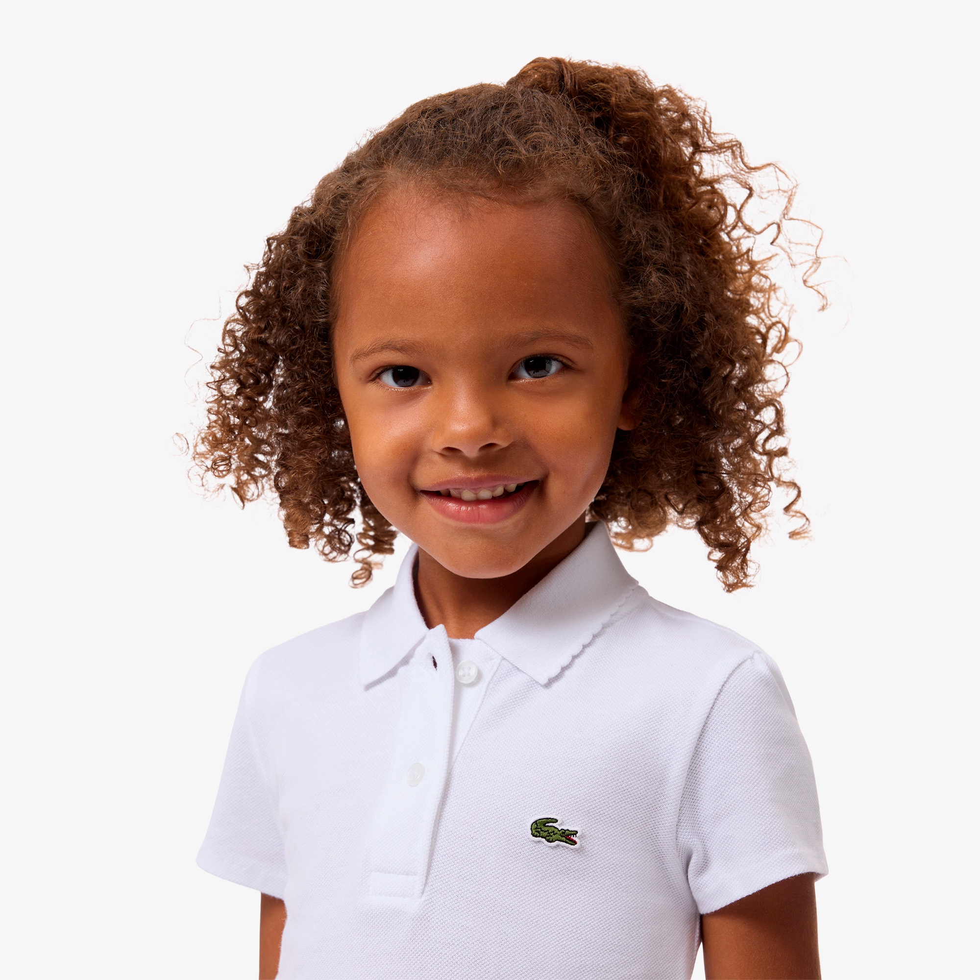 鹿の子地キッズポロシャツ