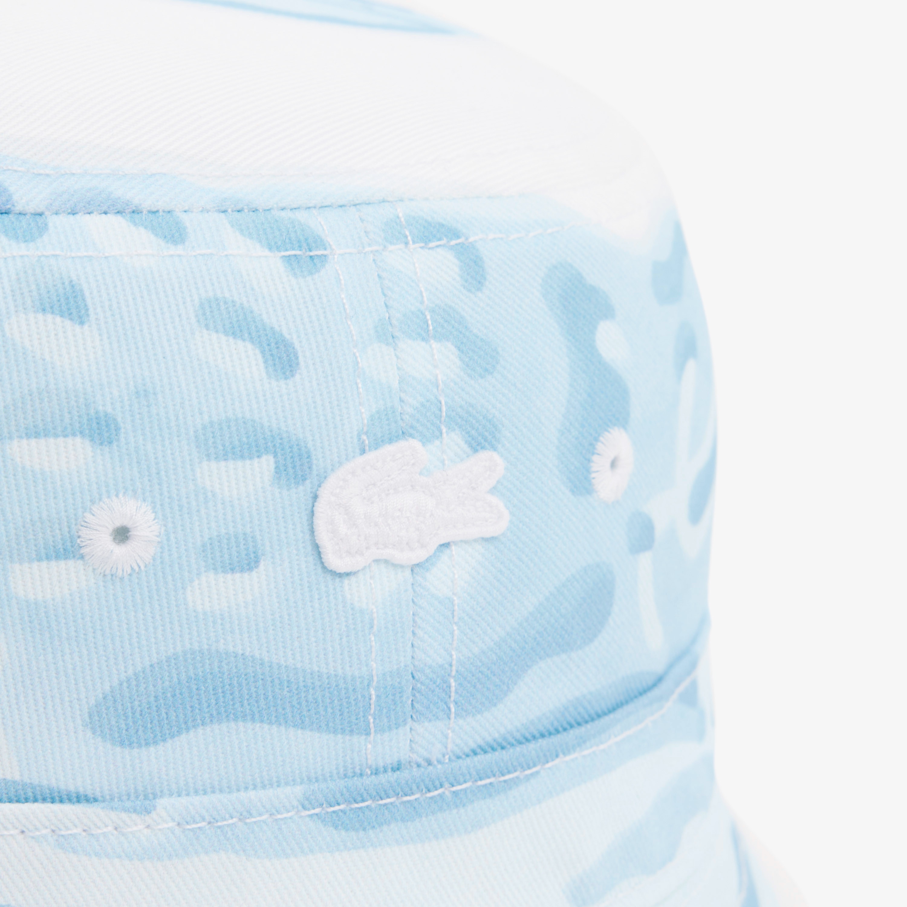 ワニロゴプリントバケットハット