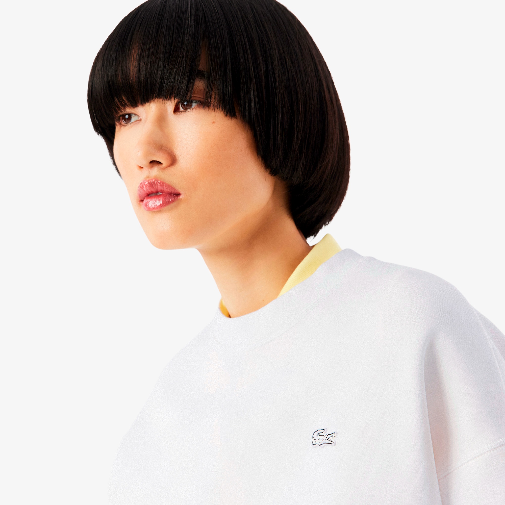 オーバーサイズダブルフェイスジャージスウェットシャツ