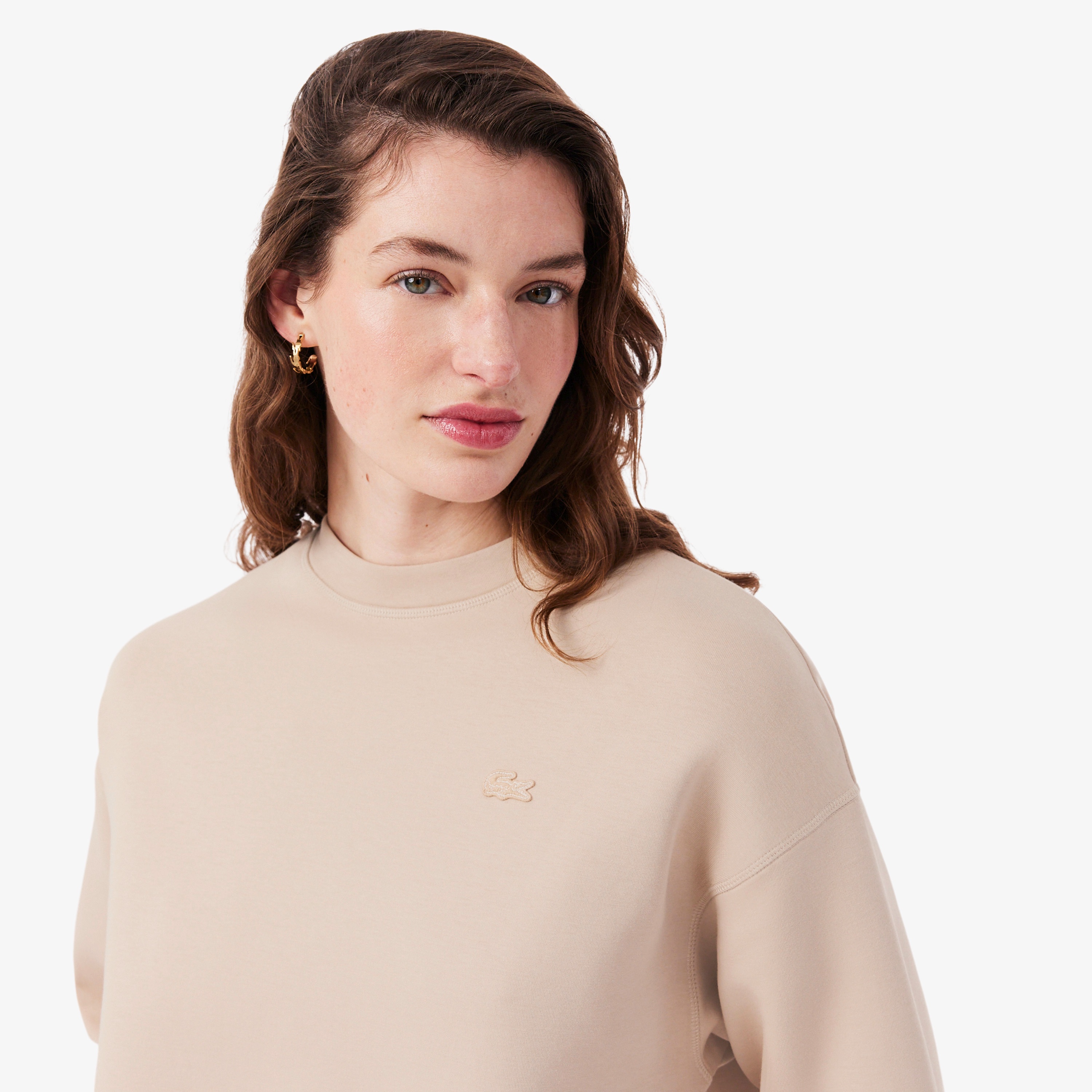 オーバーサイズダブルフェイスジャージスウェットシャツ