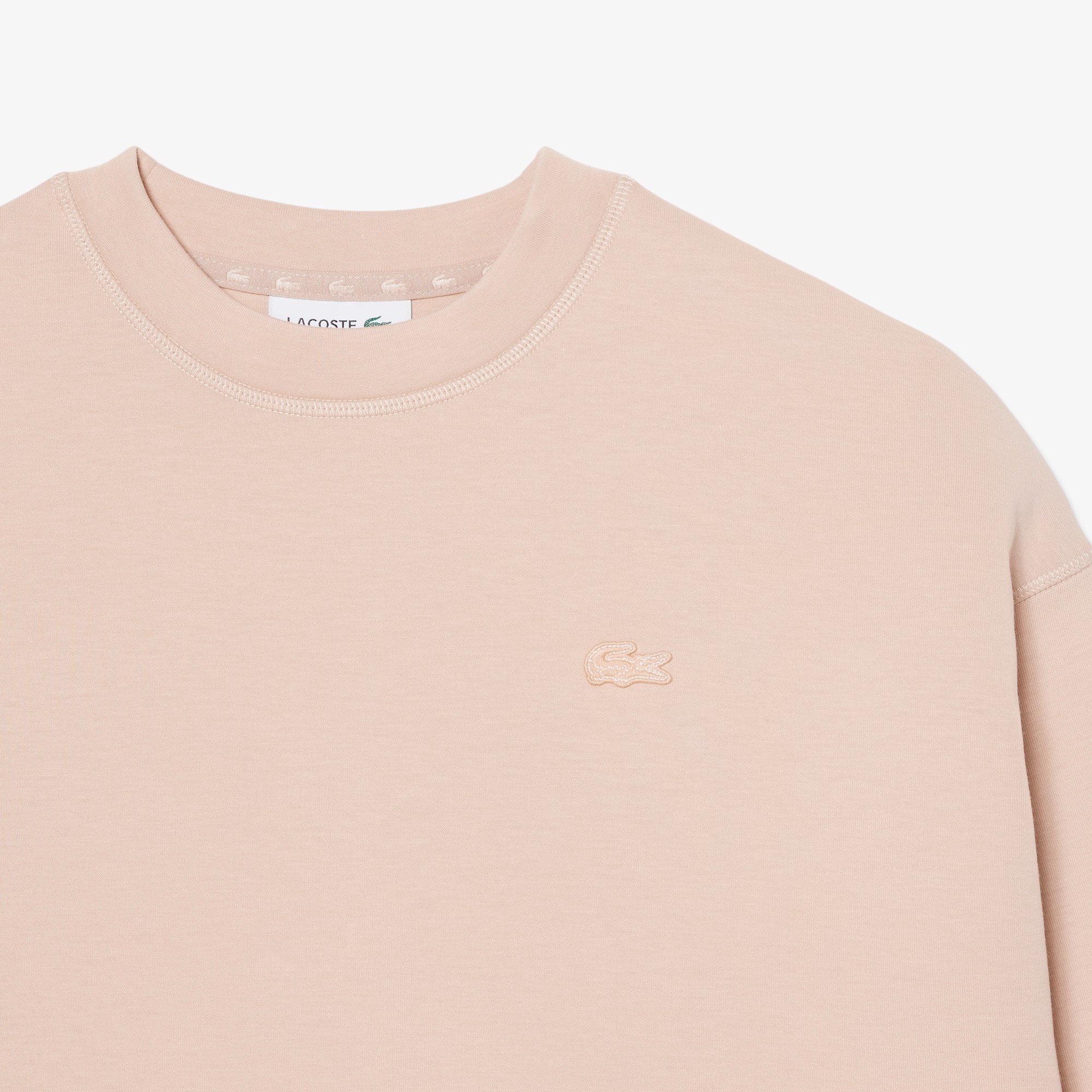 オーバーサイズダブルフェイスジャージスウェットシャツ