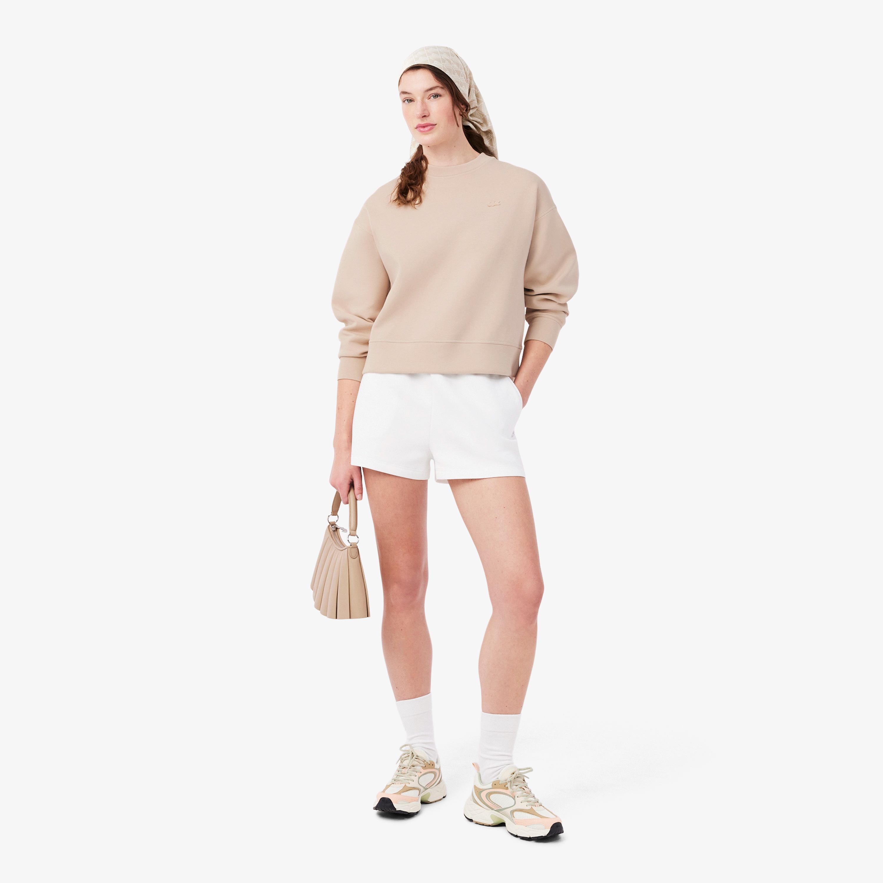 オーバーサイズダブルフェイスジャージスウェットシャツ