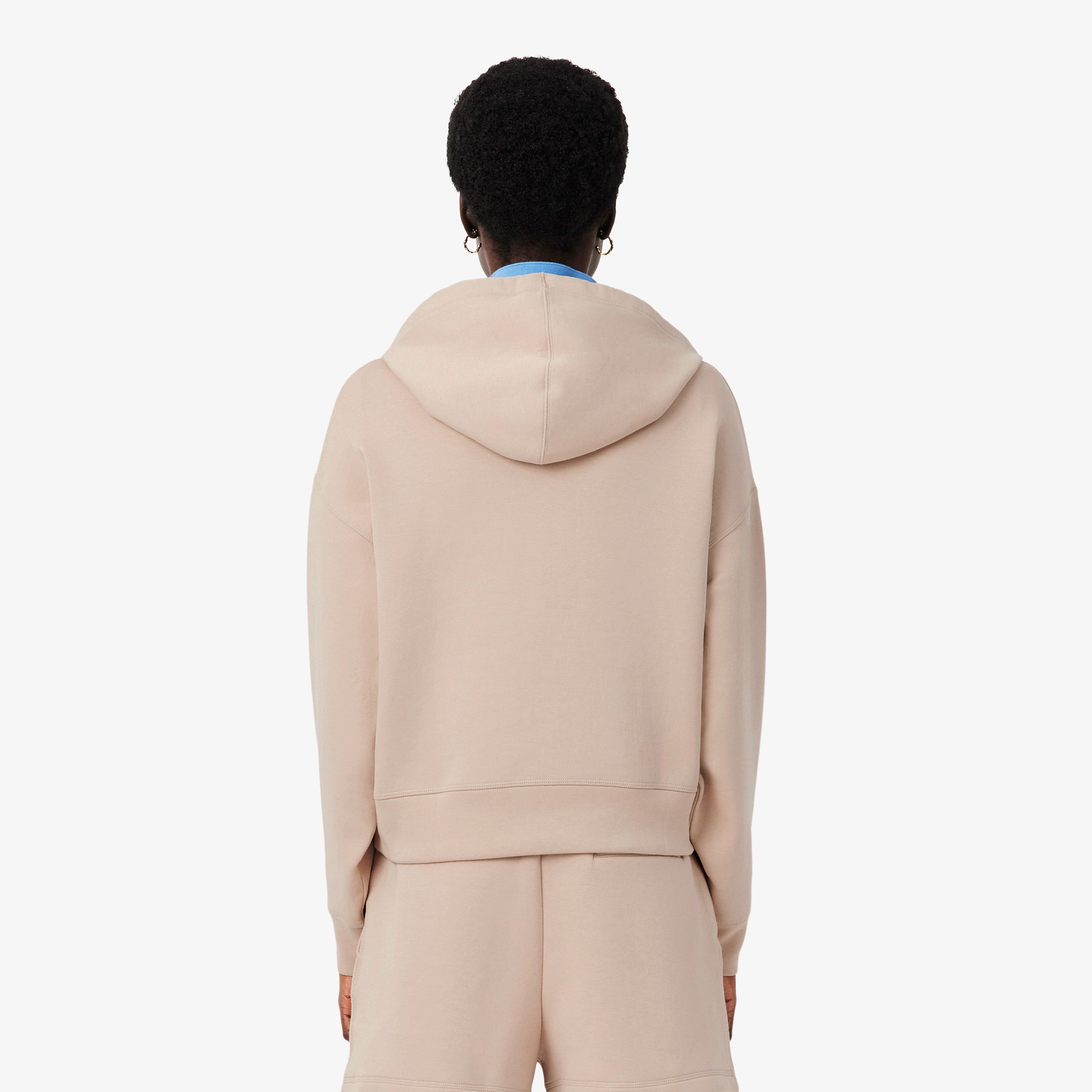 オーバーサイズダブルフェイススェットフーディー