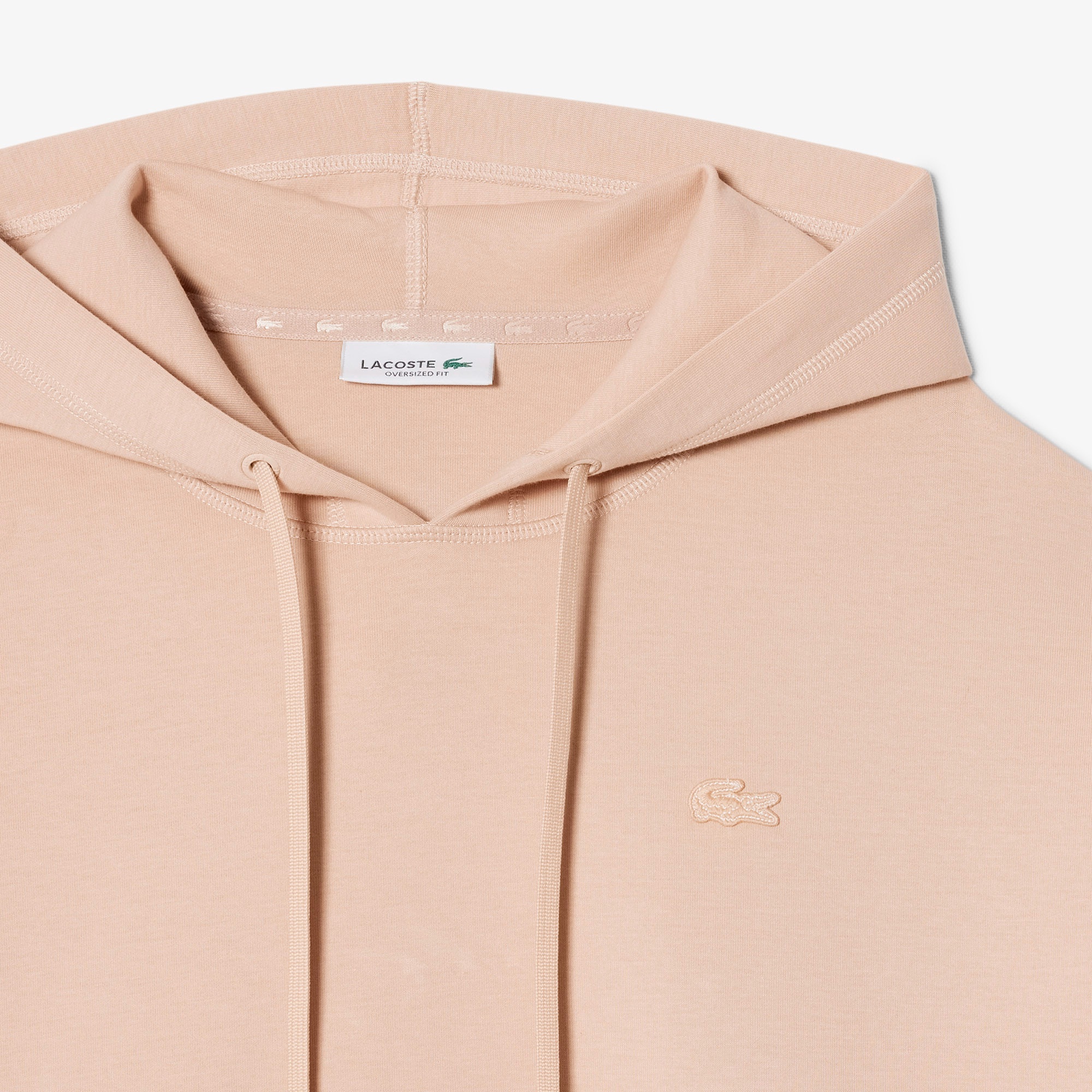 オーバーサイズダブルフェイススェットフーディー