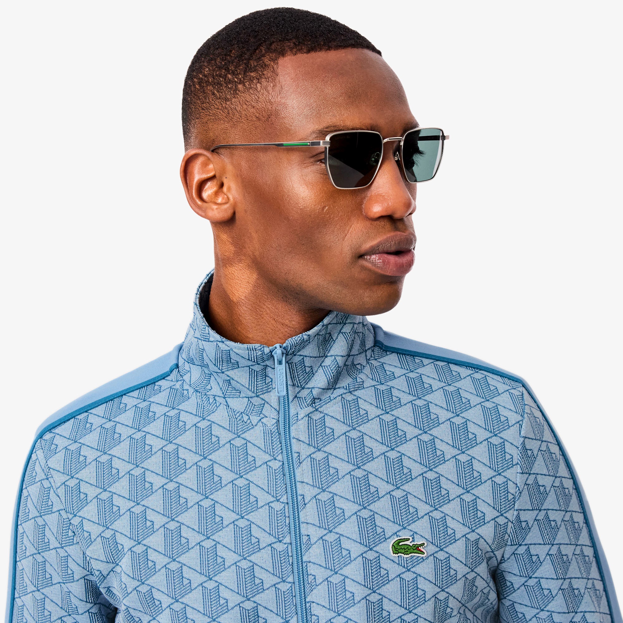 モノグラムジャカードトラックジャケット