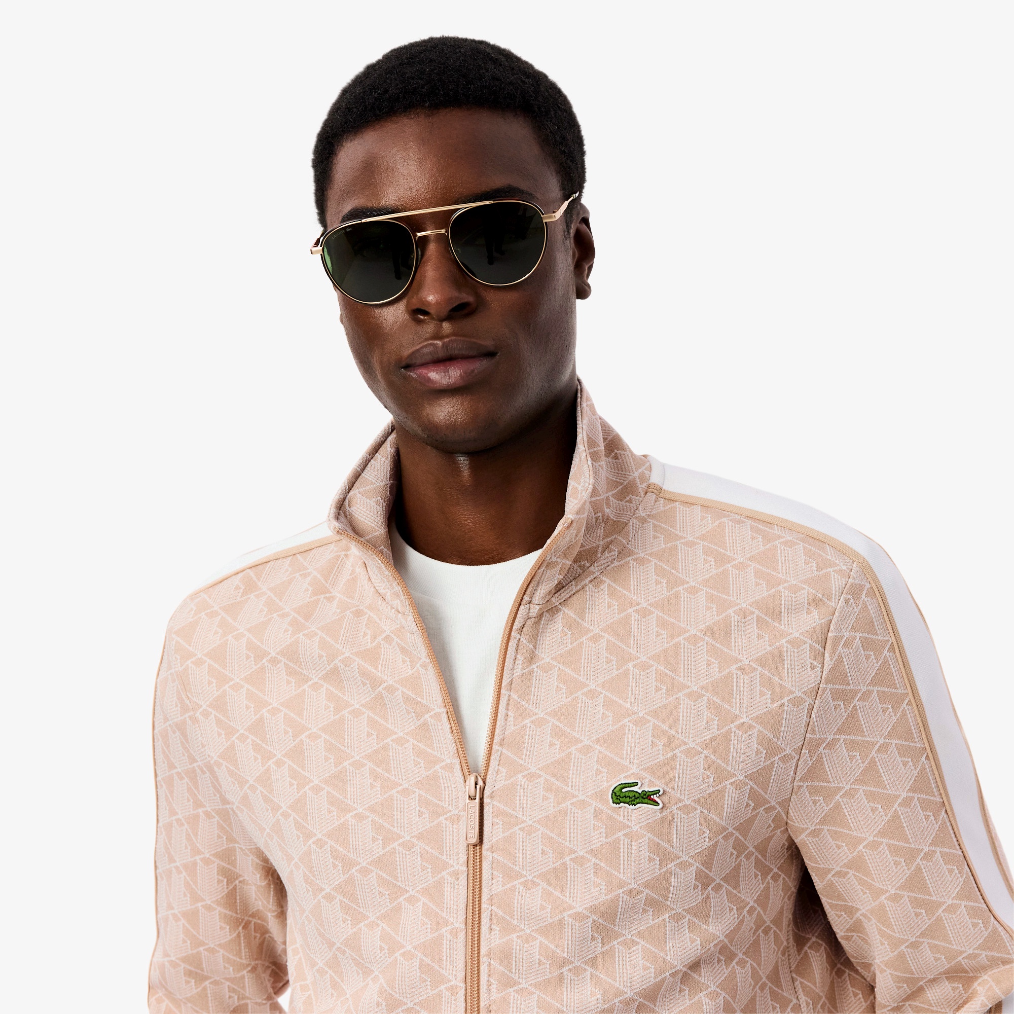 モノグラムジャカードトラックジャケット