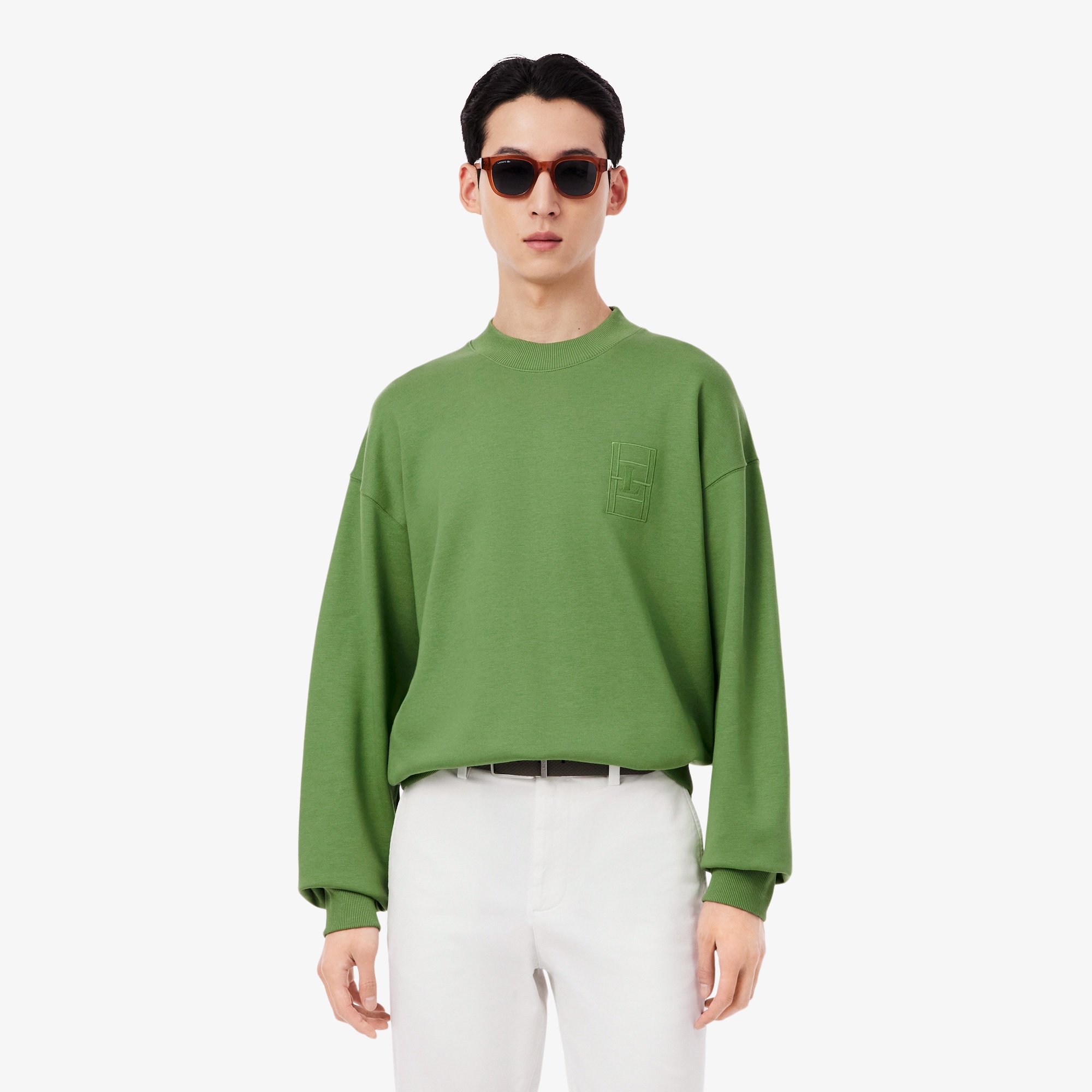 コートステッチクルーネックスウェット