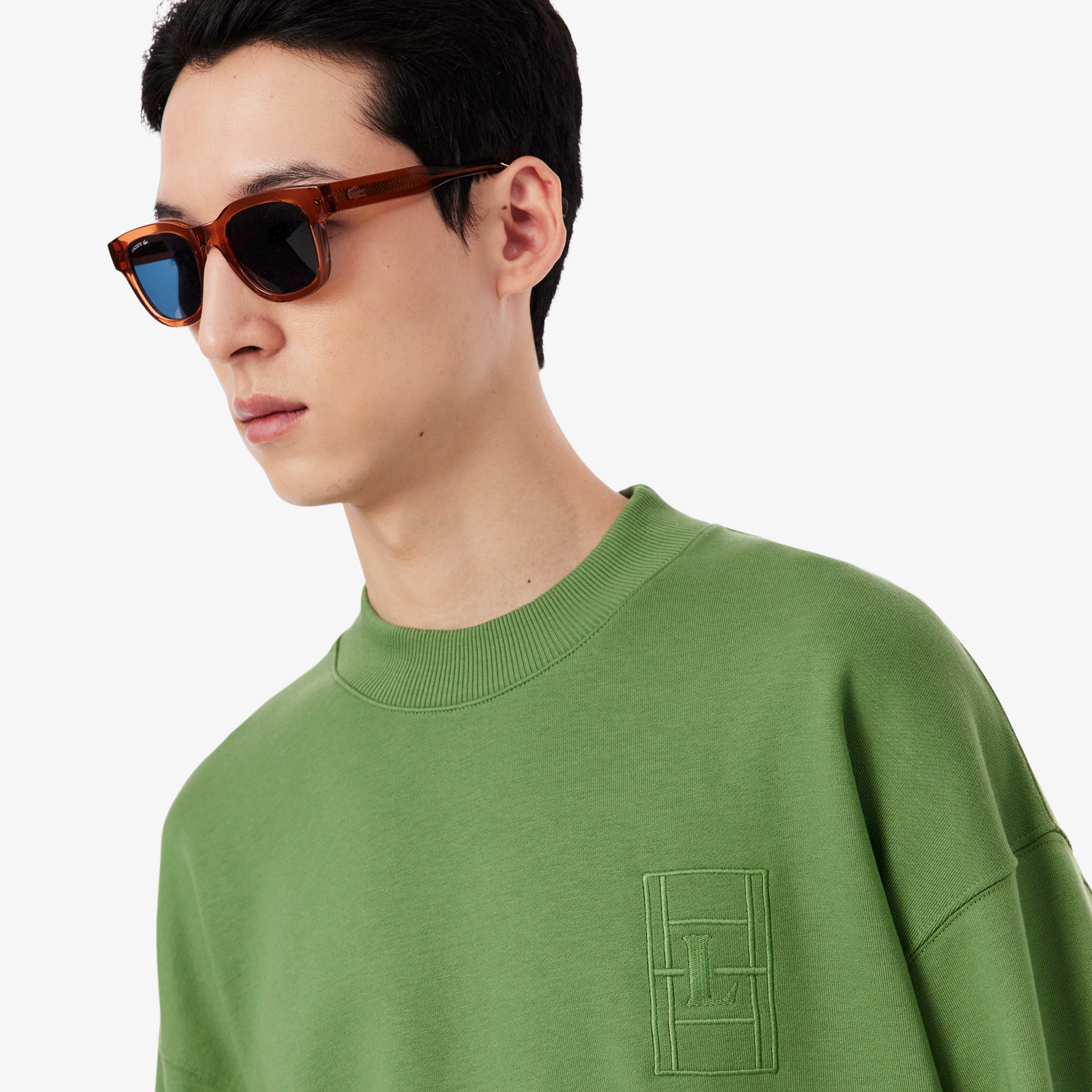 コートステッチクルーネックスウェット