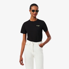 ラコステ　LACOSTE モノグラムポロシャツtシャツus xs モノグラムジャージーTシャツ TF3244 - ラコステ（LACOSTE）公式