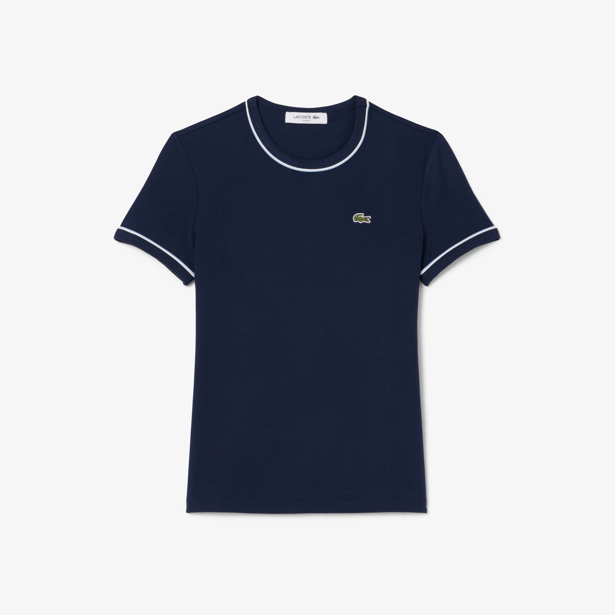 レーヨンブレンドトリムTシャツ