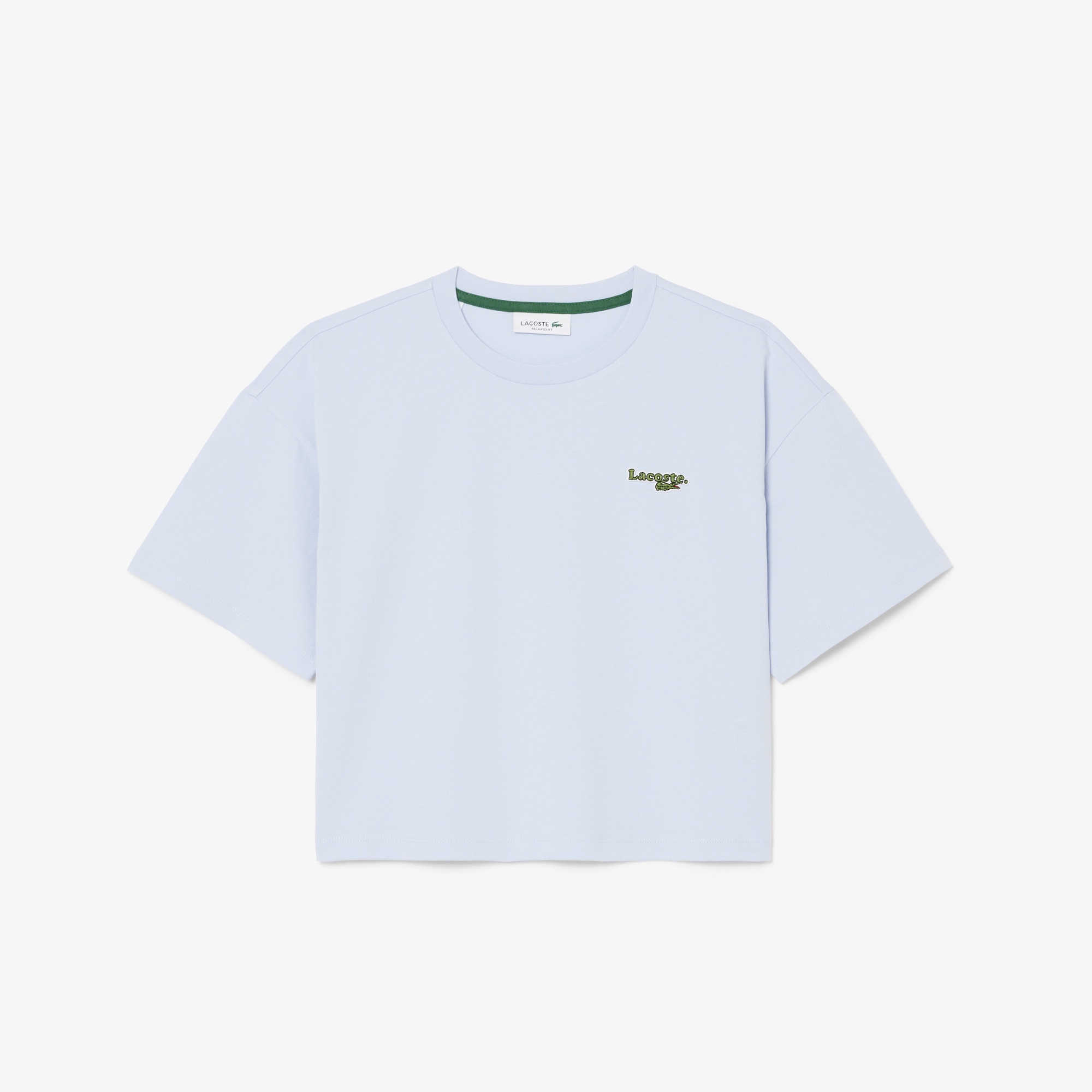 ネーム＆ワニロゴパッチクロップドTシャツ