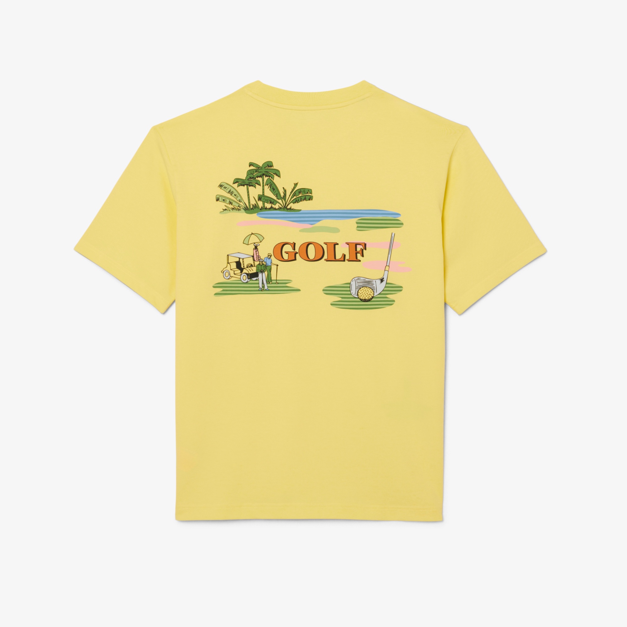 ゴルフグラフィックバックプリントウルトラドライTシャツ