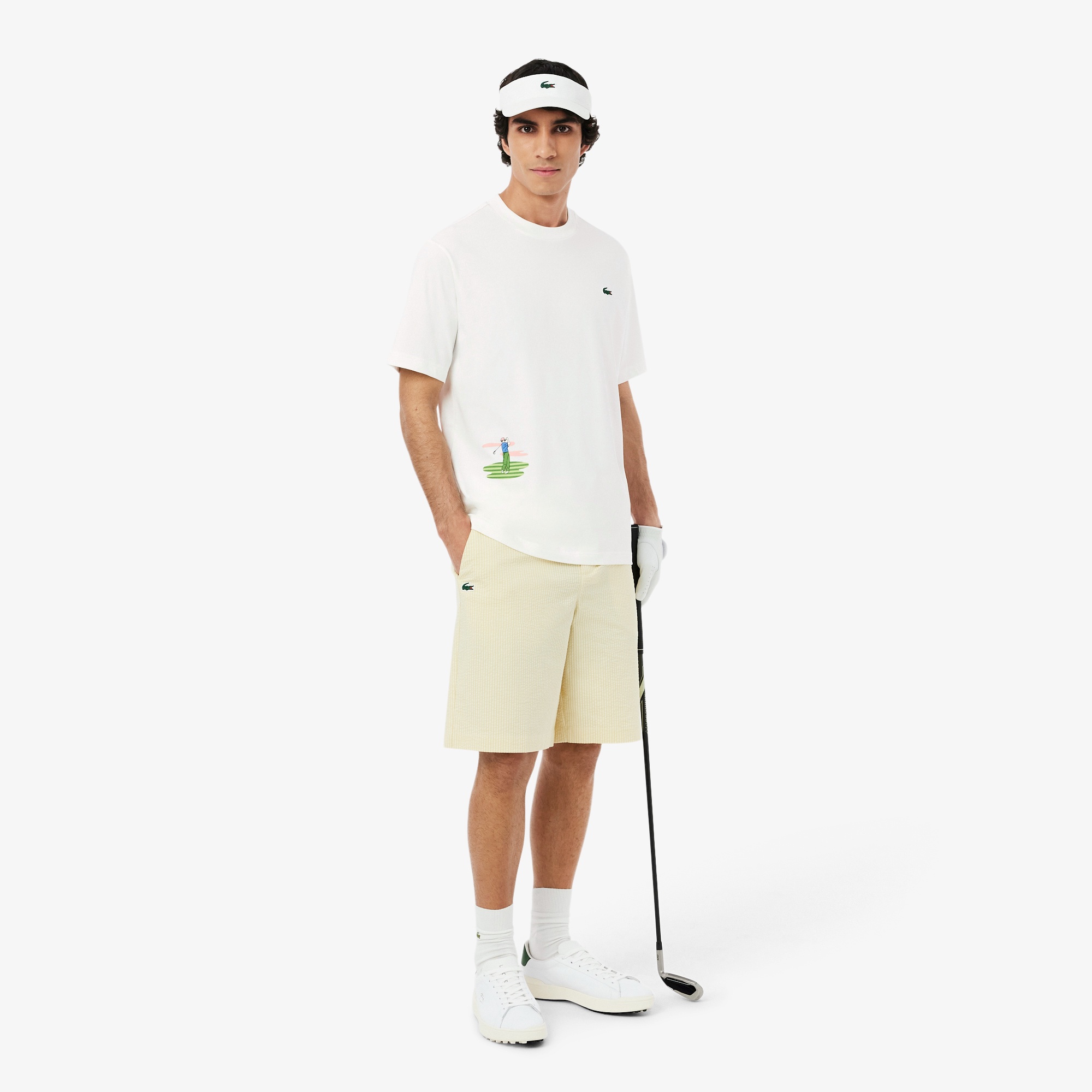 ゴルフグラフィックバックプリントウルトラドライTシャツ