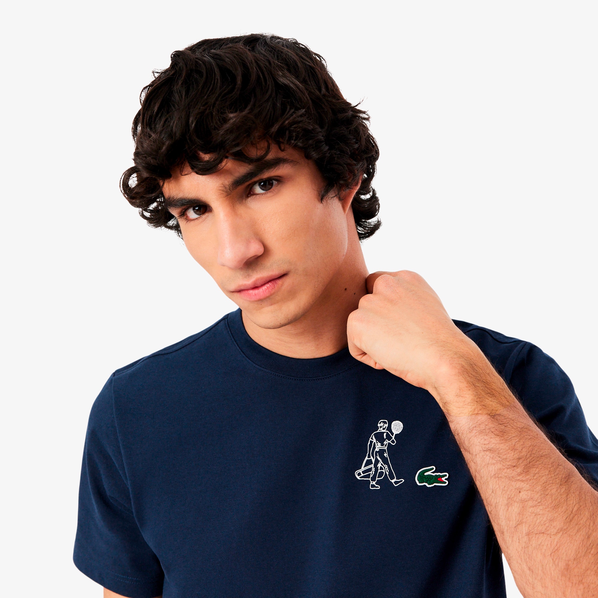 ウルトラドライバックプリントテニスTシャツ