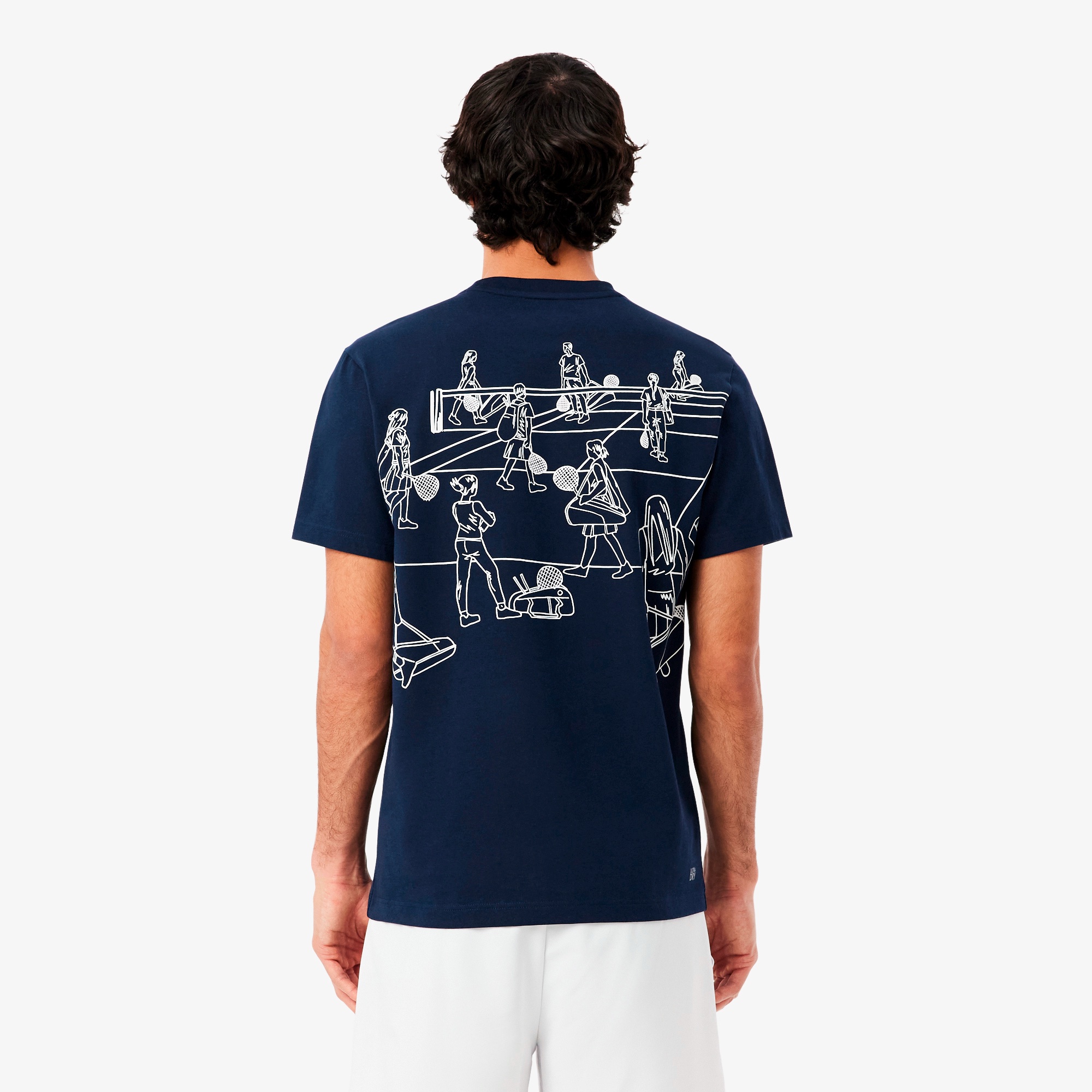 ウルトラドライバックプリントテニスTシャツ