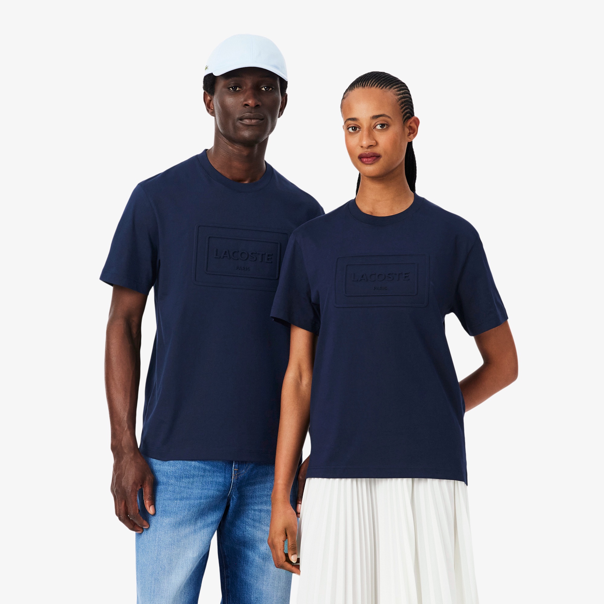 エンボスパリロゴ クルーネックTシャツ