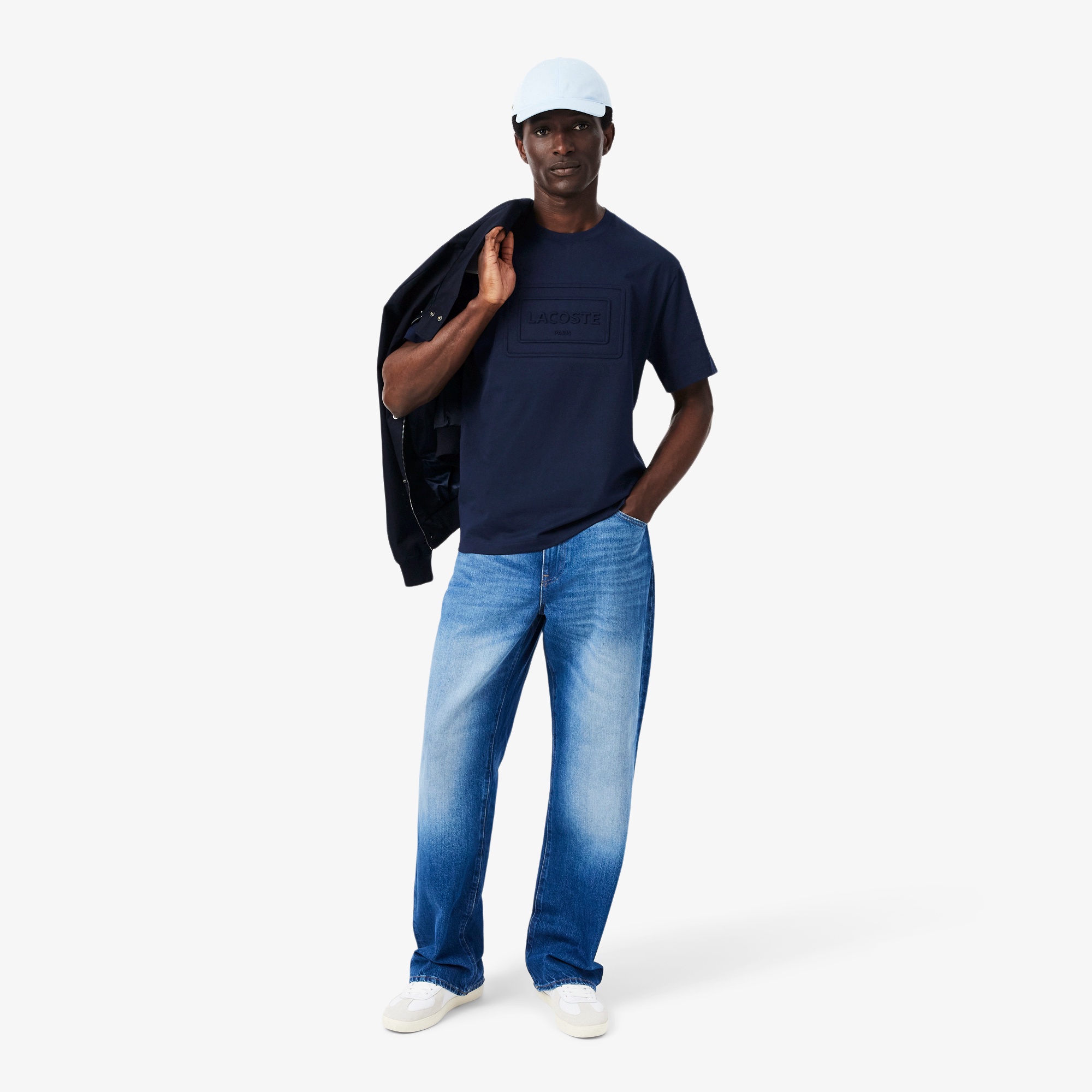 エンボスパリロゴ クルーネックTシャツ