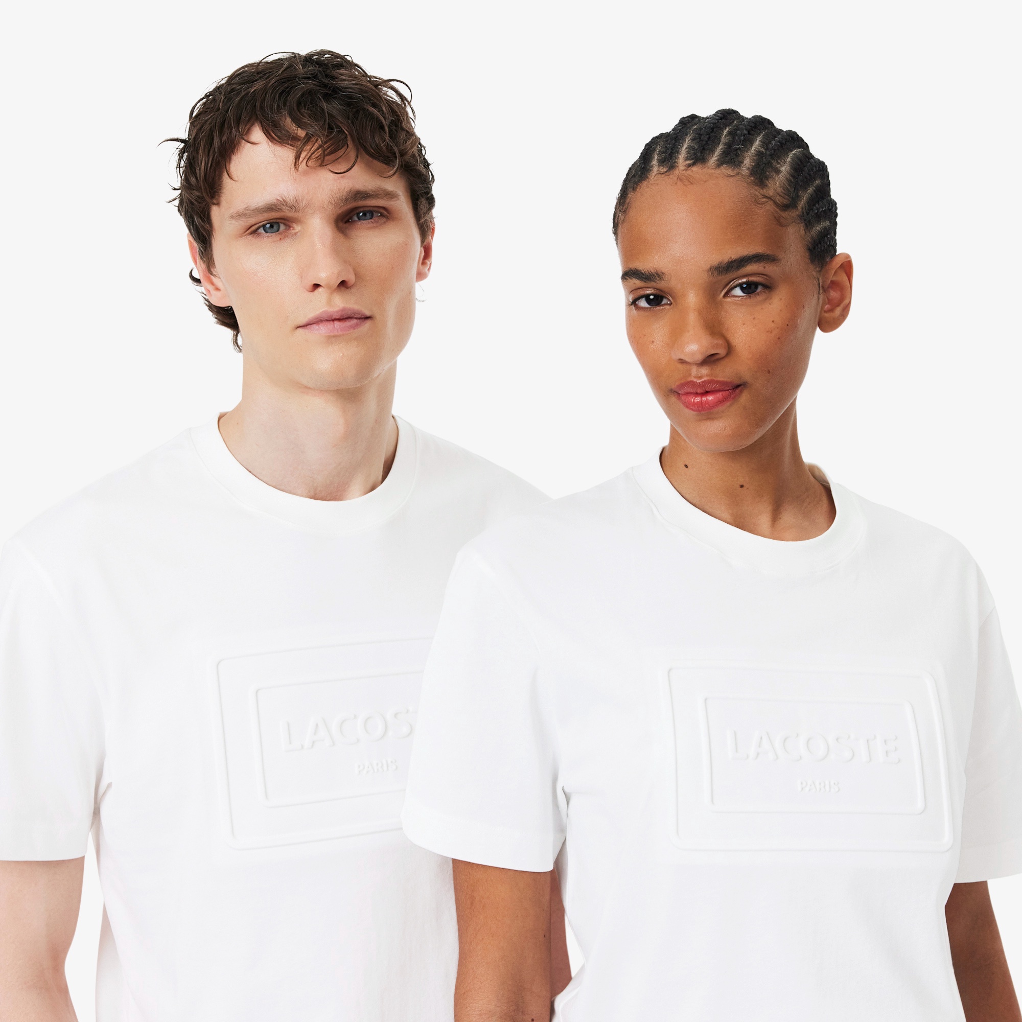 エンボスパリロゴ クルーネックTシャツ