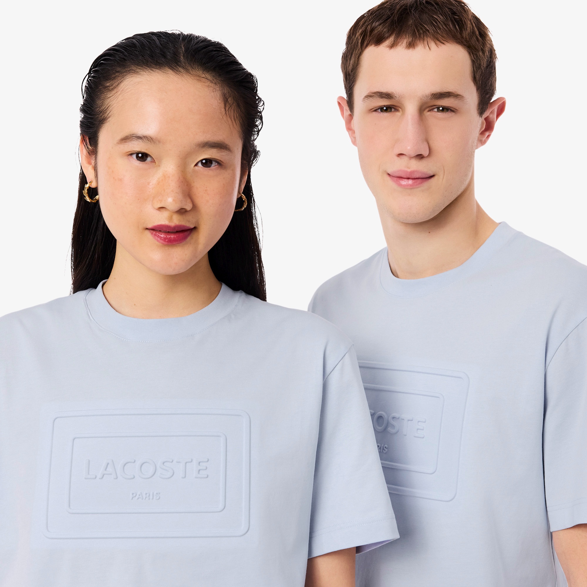 エンボスパリロゴ クルーネックTシャツ