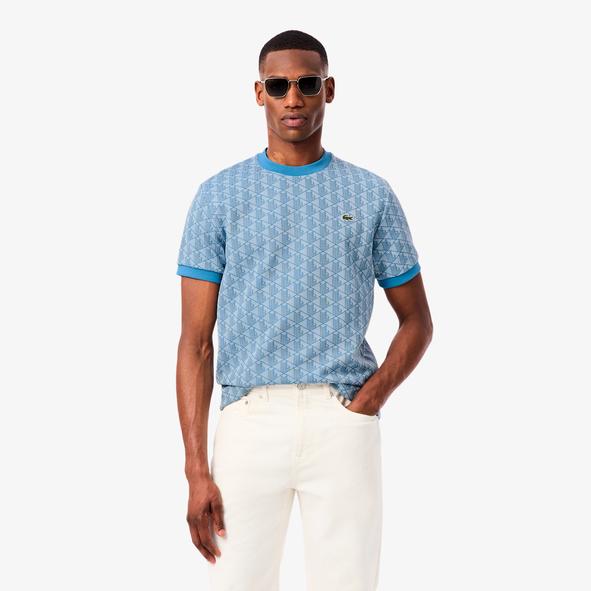 モノグラムジャカードTシャツ