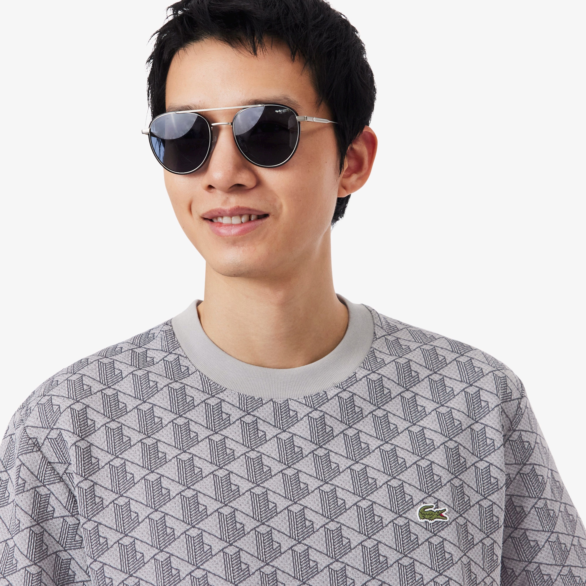 モノグラムジャカードTシャツ