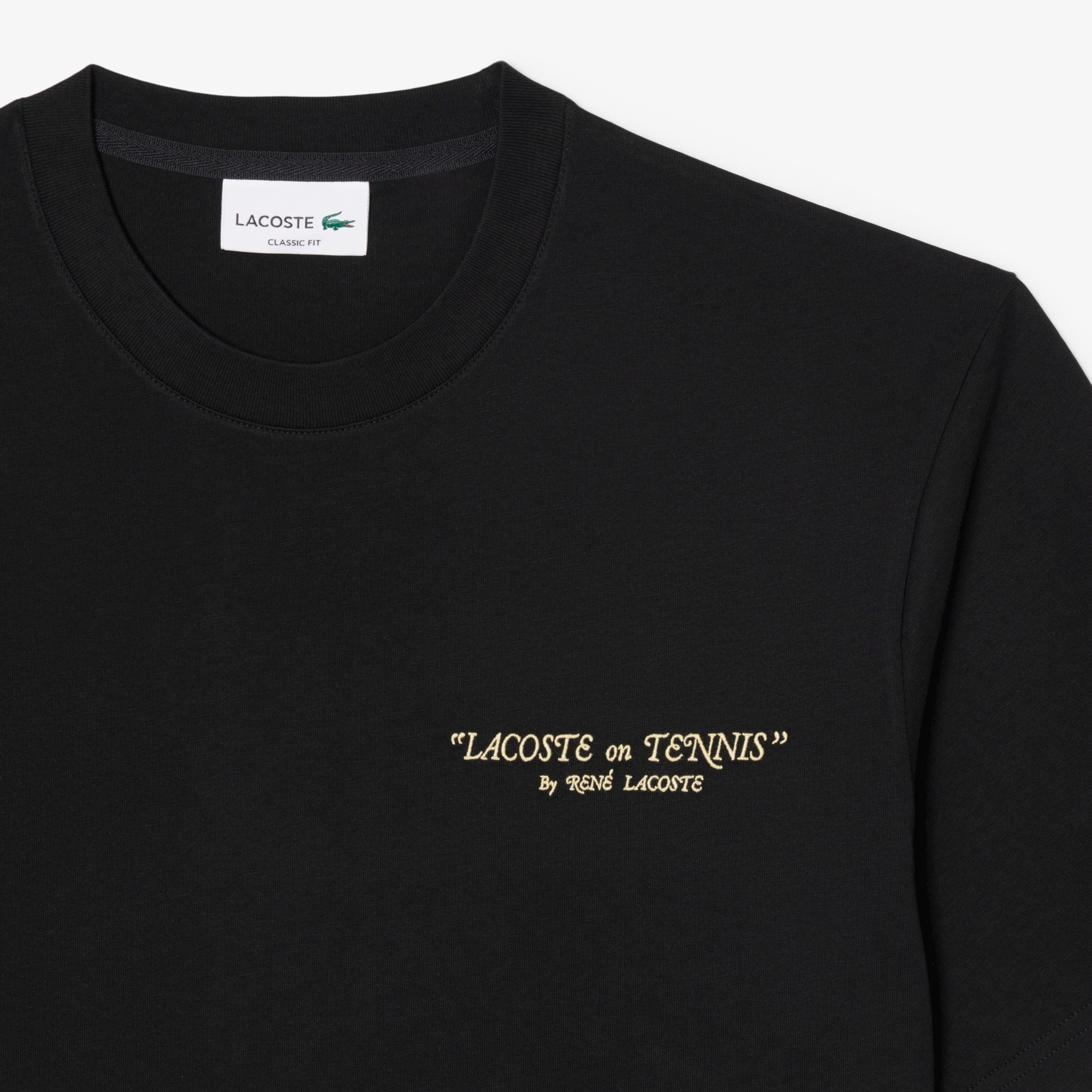 ルネ・ラコステ シグネチャー&ラケットプリントTシャツ