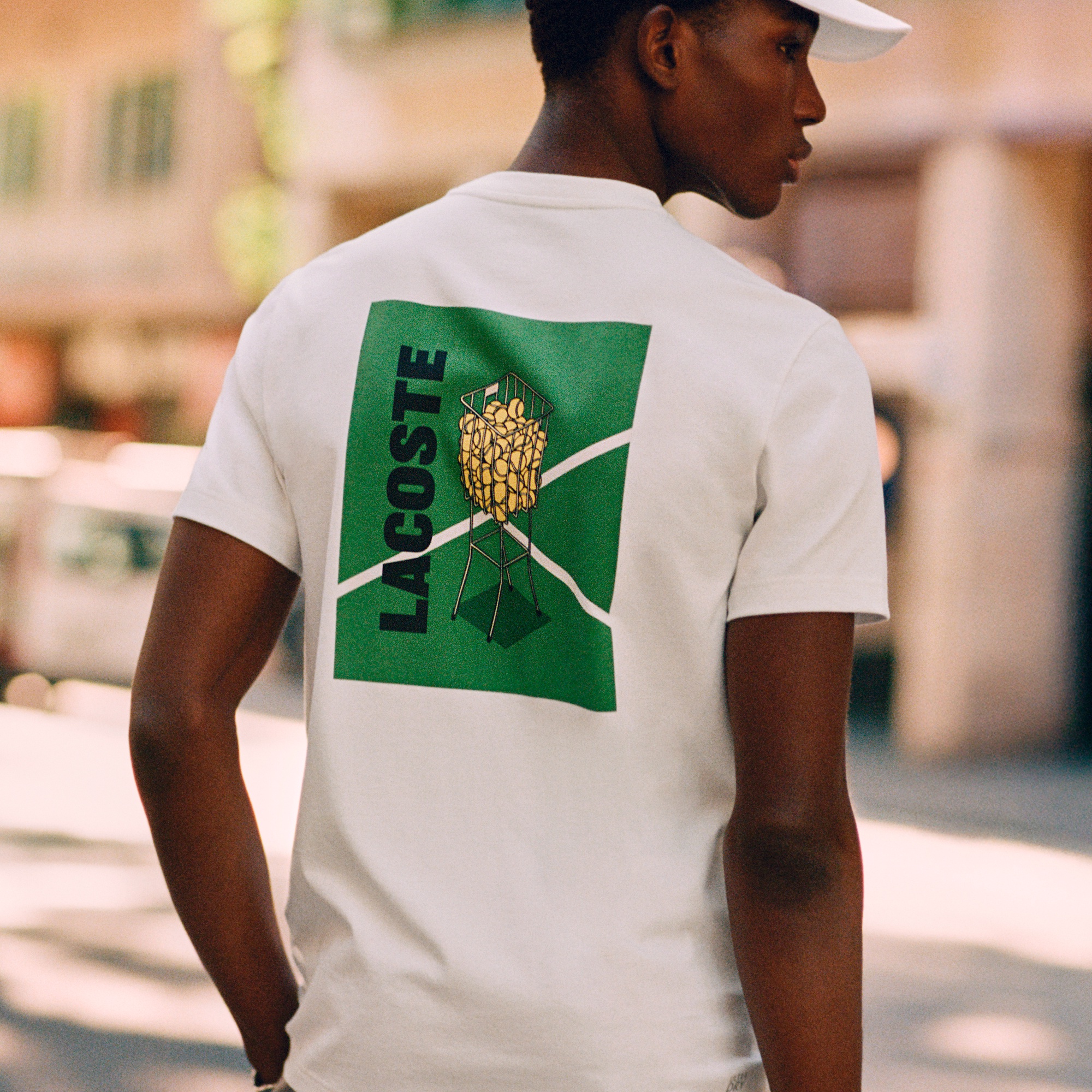 ボールバスケットバックプリントウルトラドライTシャツ