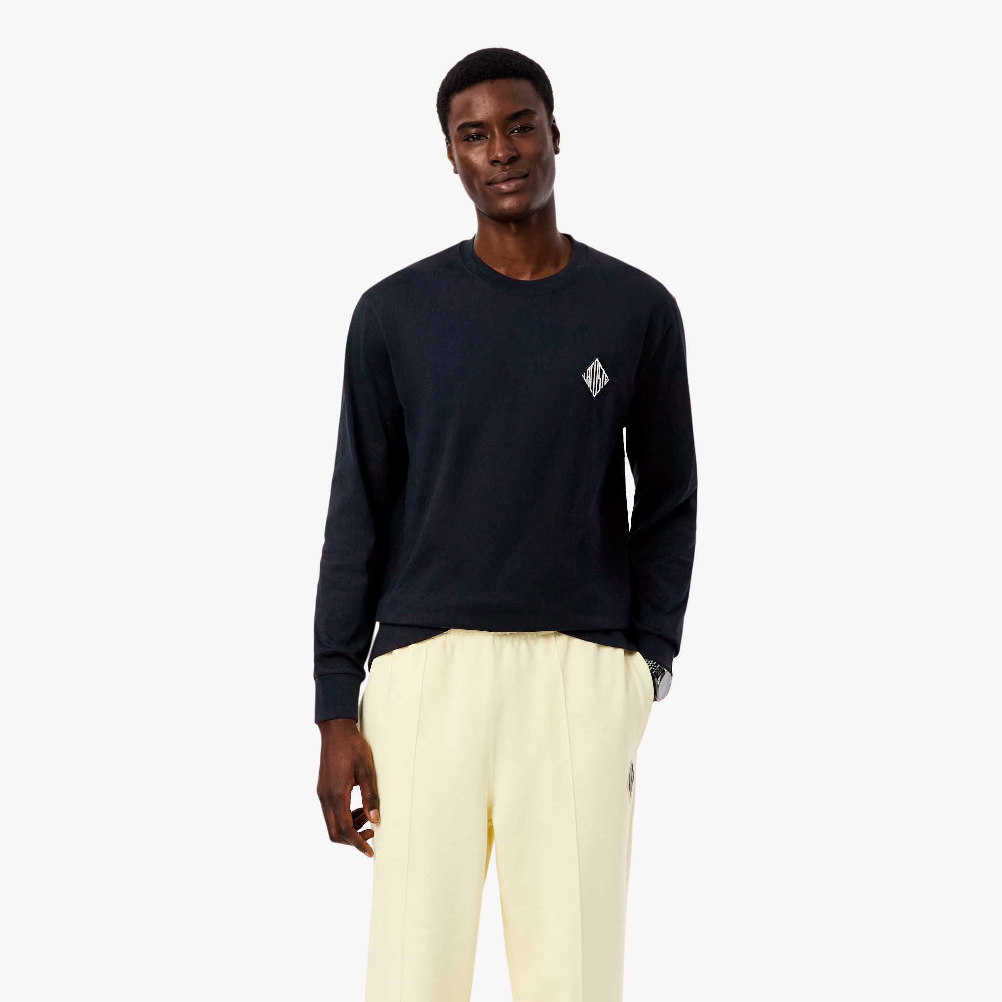 ダイヤロゴパッチロングスリーブTシャツ