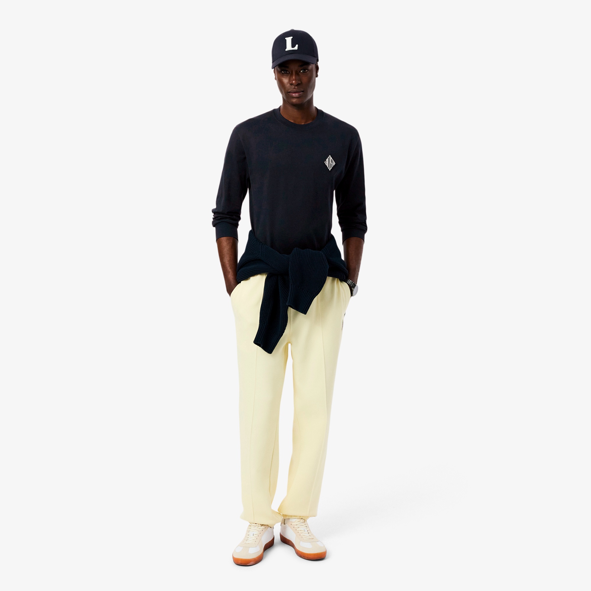 ダイヤロゴパッチロングスリーブTシャツ