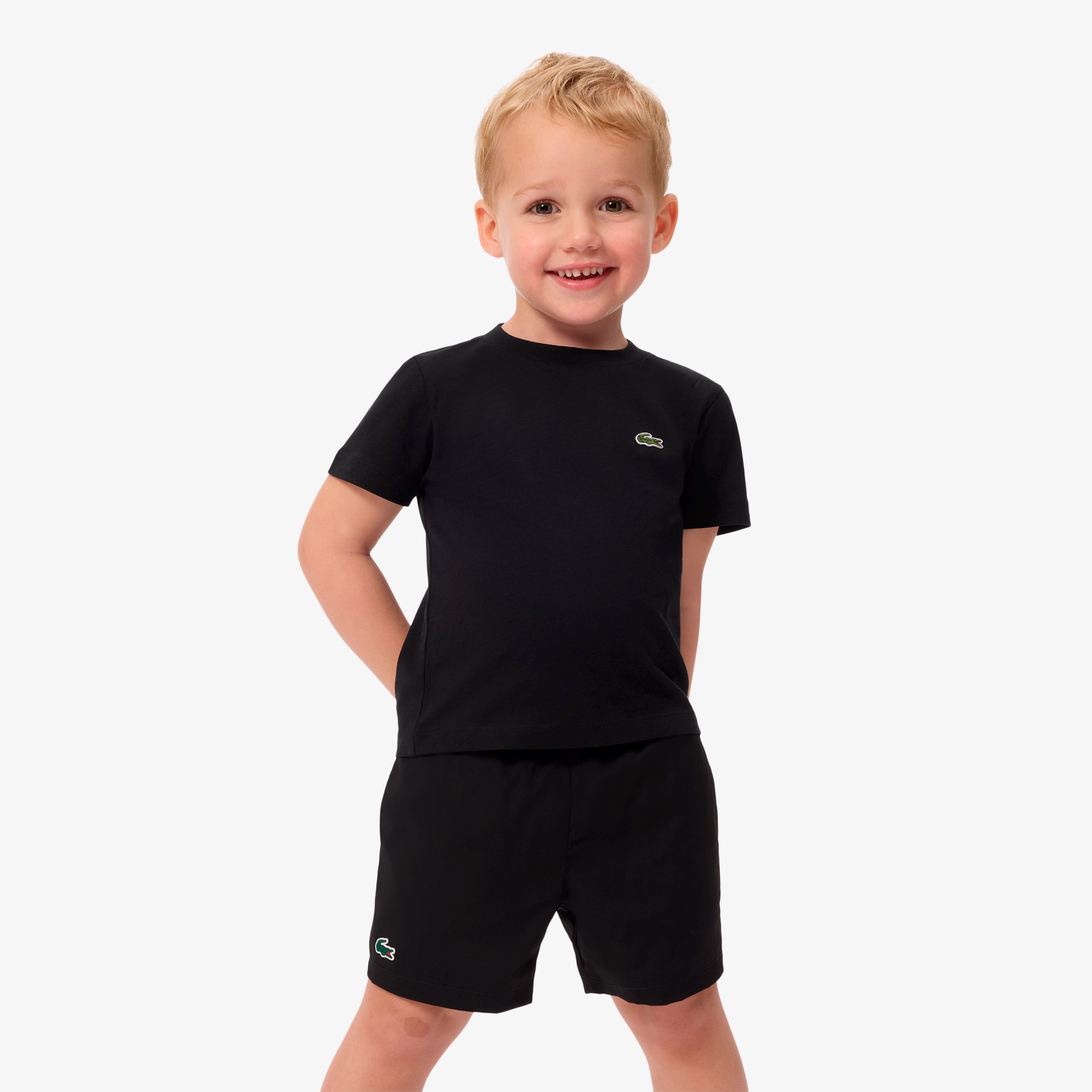 JUNIOR ベーシックワニロゴパッチTシャツ