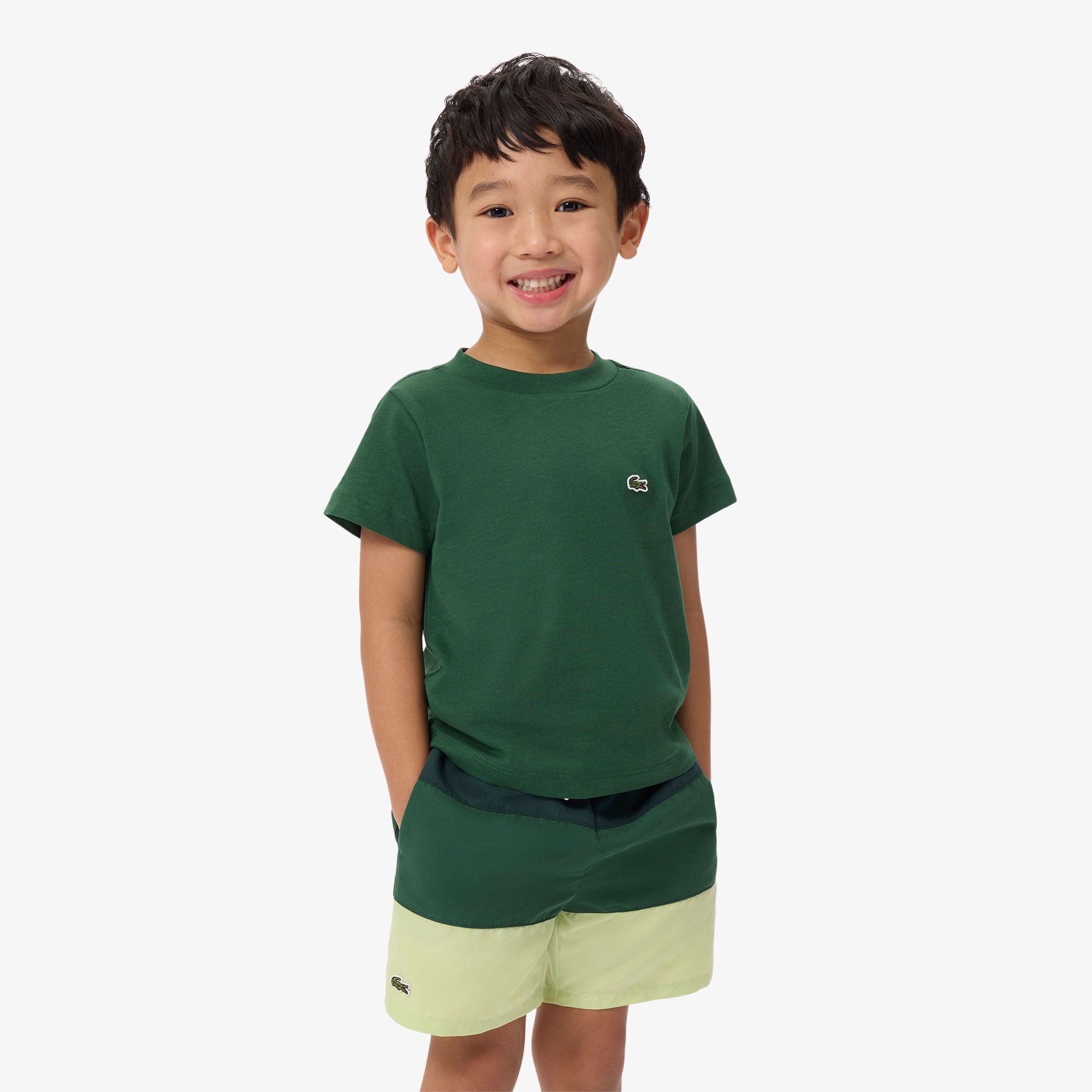 JUNIOR ベーシックワニロゴパッチTシャツ
