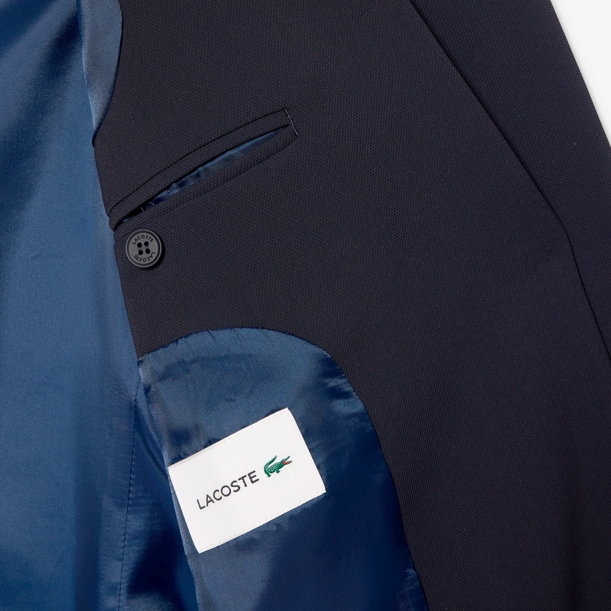 リサイクルポリエステル鹿の子ブレザー